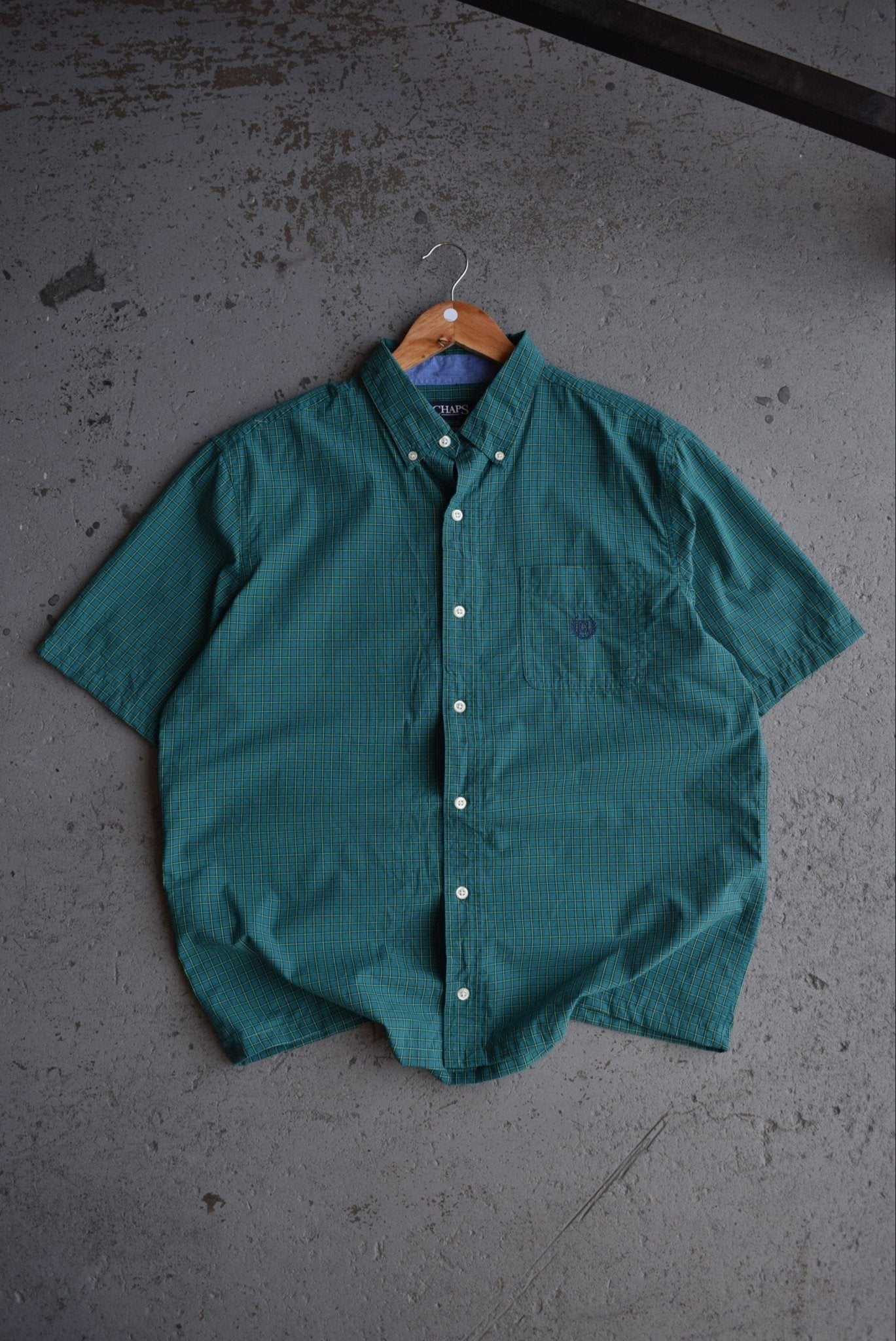 Vintage Chaps Ralph Lauren Cropped Button Up (L) - Retrospective Store