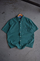 Vintage Chaps Ralph Lauren Cropped Button Up (L) - Retrospective Store