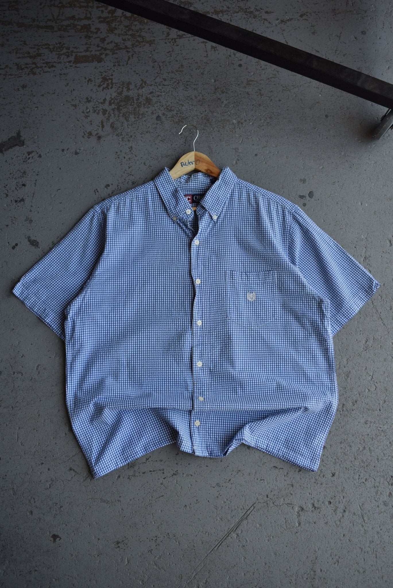 Vintage Chaps Ralph Lauren Cropped Button Up (L) - Retrospective Store