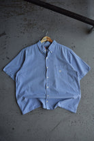 Vintage Chaps Ralph Lauren Cropped Button Up (L) - Retrospective Store