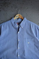 Vintage Chaps Ralph Lauren Cropped Button Up (L) - Retrospective Store