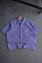 Vintage Chaps Ralph Lauren Cropped Button Up (L) - Retrospective Store