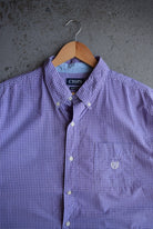 Vintage Chaps Ralph Lauren Cropped Button Up (L) - Retrospective Store