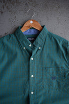 Vintage Chaps Ralph Lauren Cropped Button Up (L) - Retrospective Store