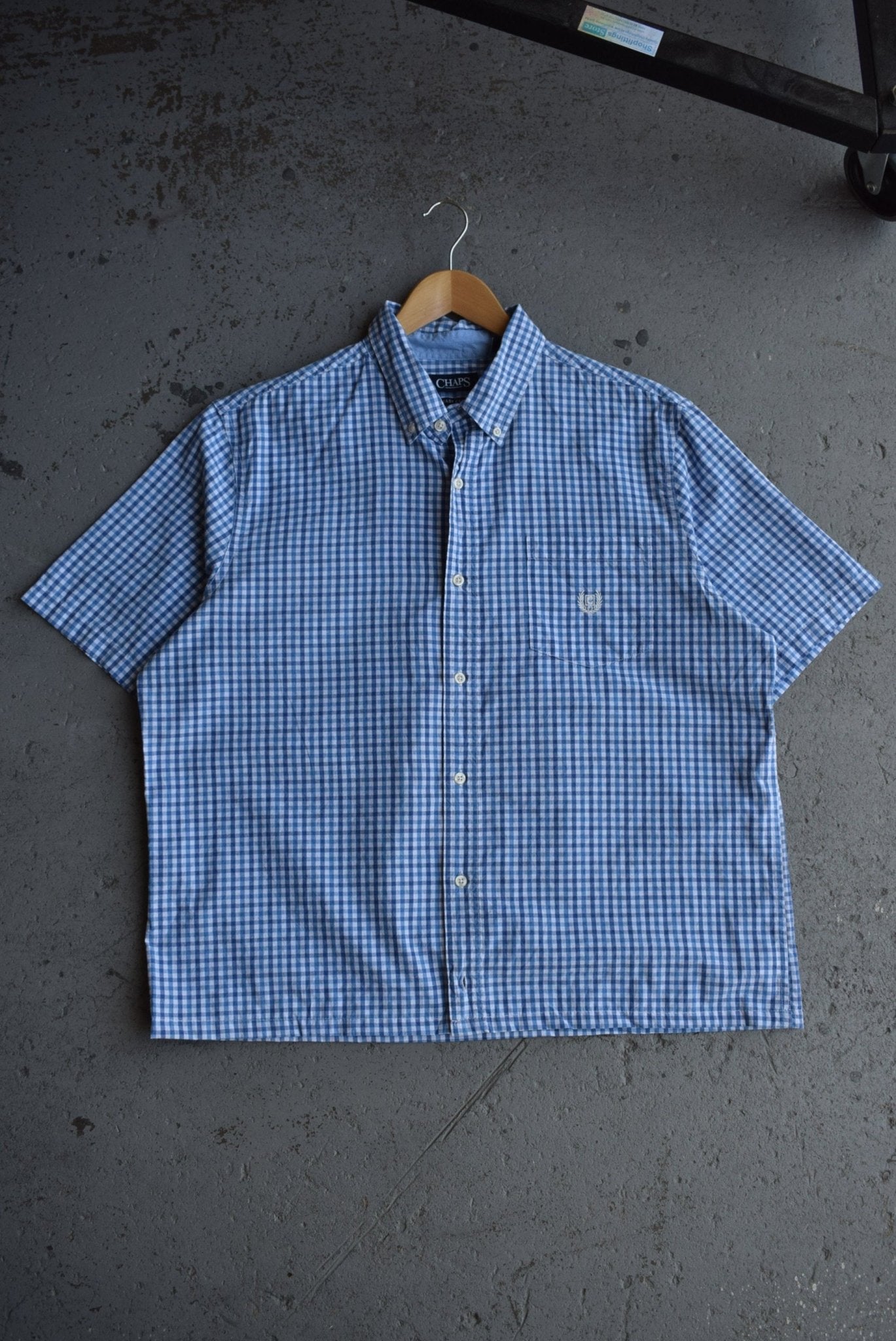 Vintage Chaps Ralph Lauren Cropped Button Up (L) - Retrospective Store