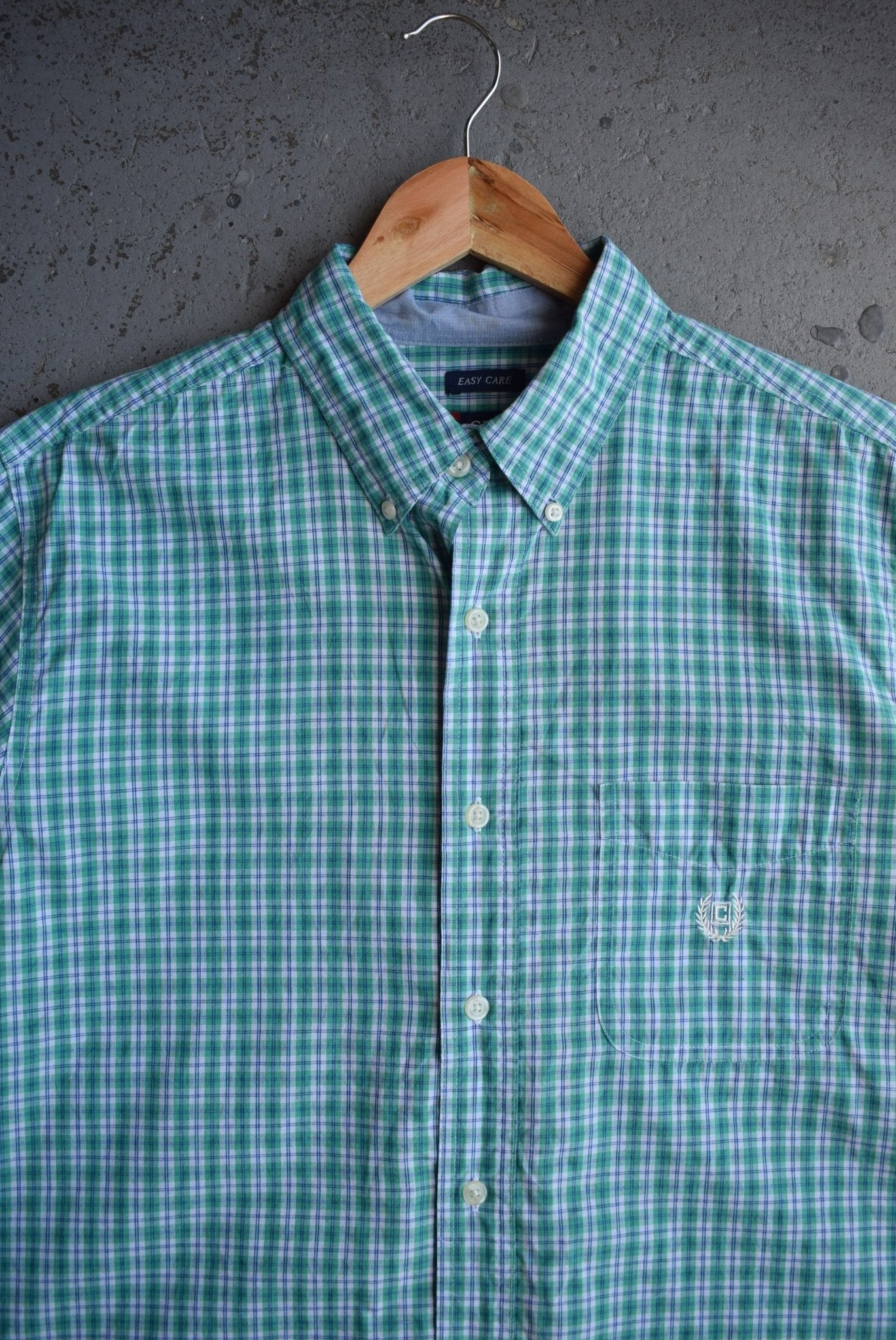 Vintage Chaps Ralph Lauren Cropped Button Up (M) - Retrospective Store