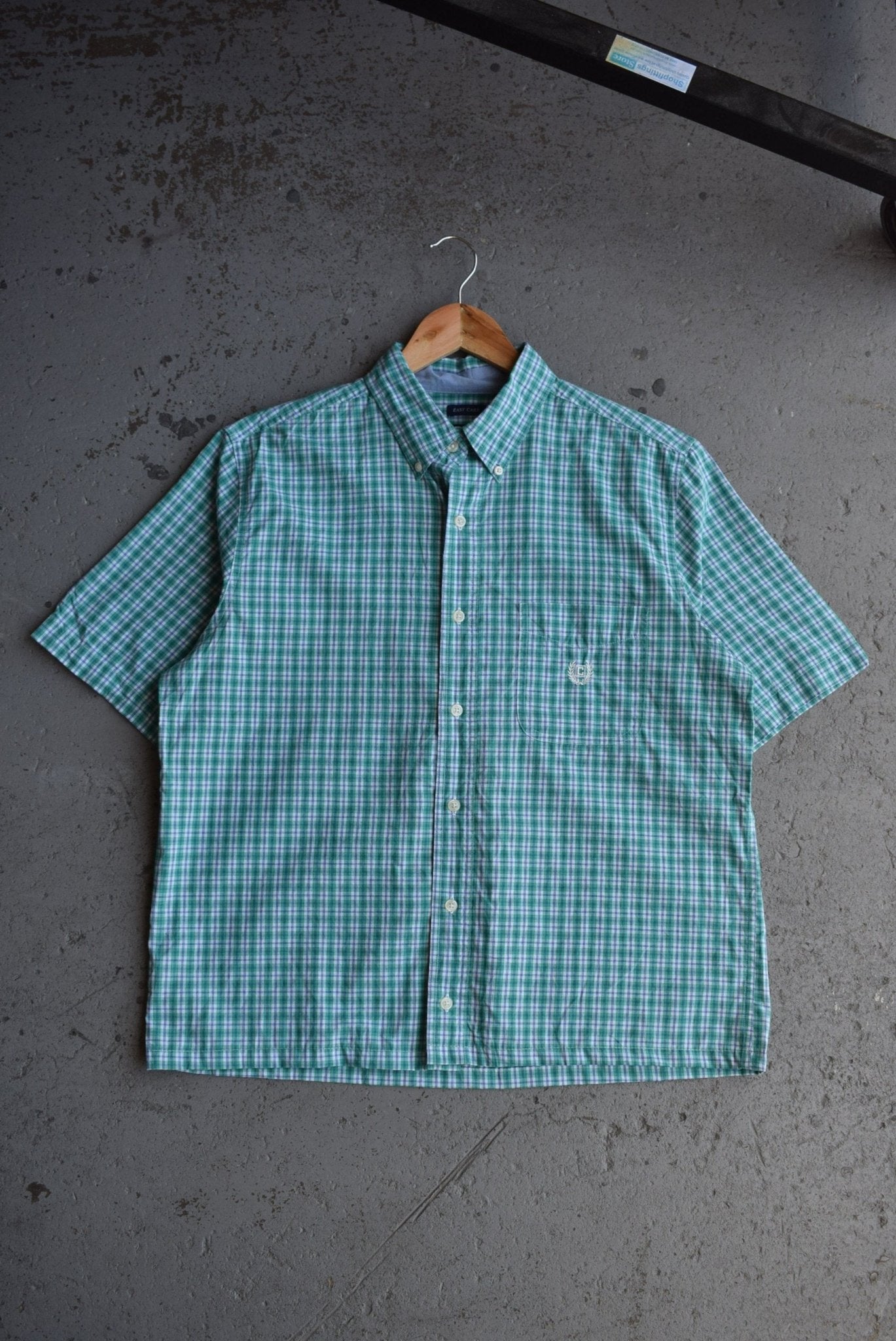 Vintage Chaps Ralph Lauren Cropped Button Up (M) - Retrospective Store
