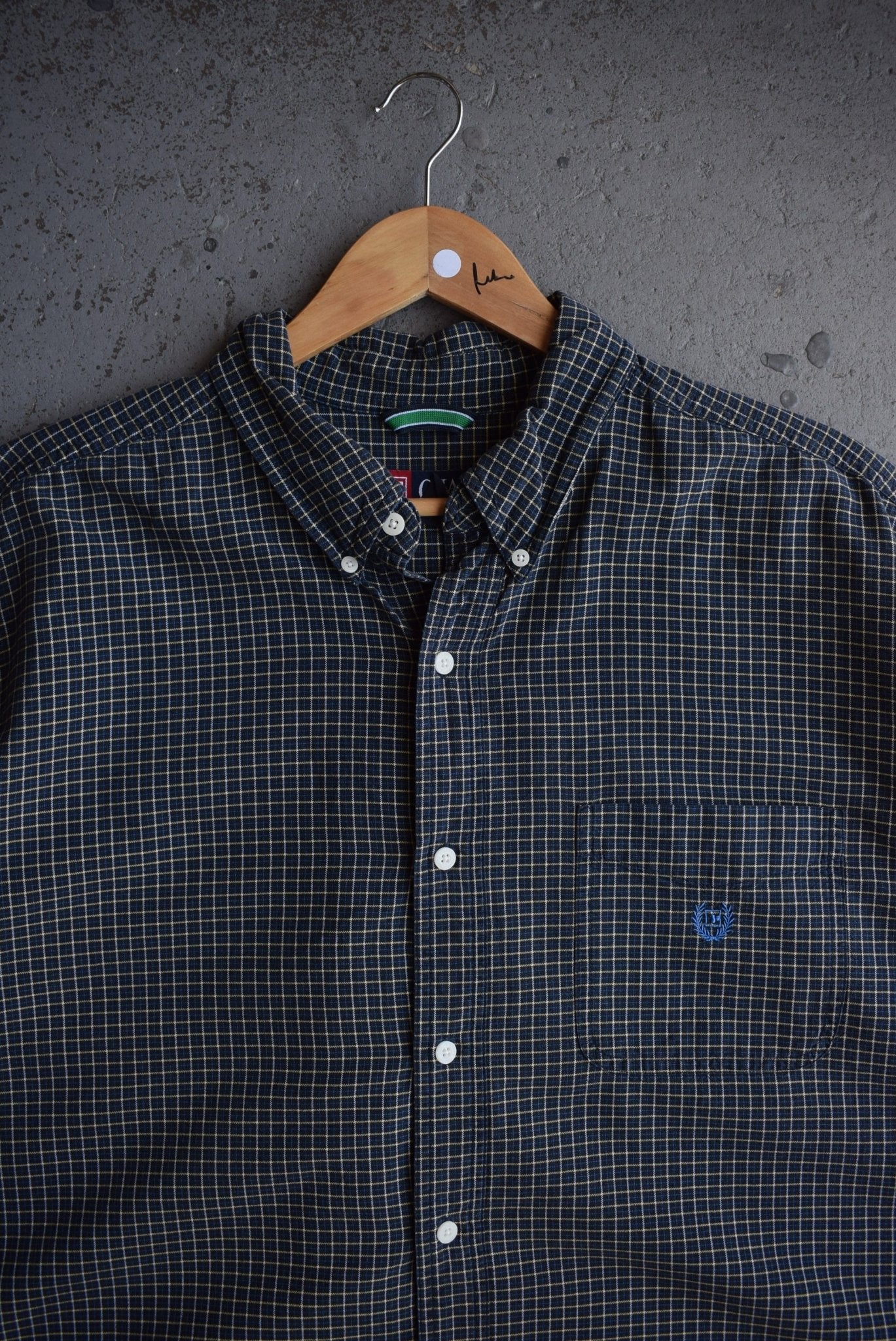 Vintage Chaps Ralph Lauren Cropped Button Up (XL) - Retrospective Store
