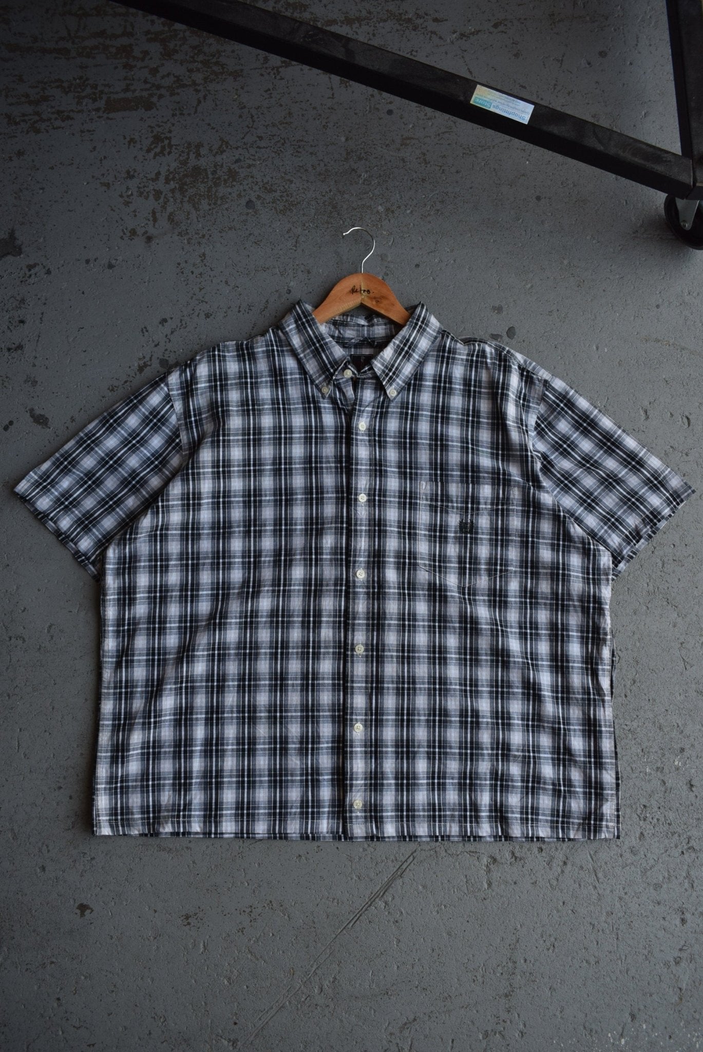 Vintage Chaps Ralph Lauren Cropped Button Up (XL) - Retrospective Store