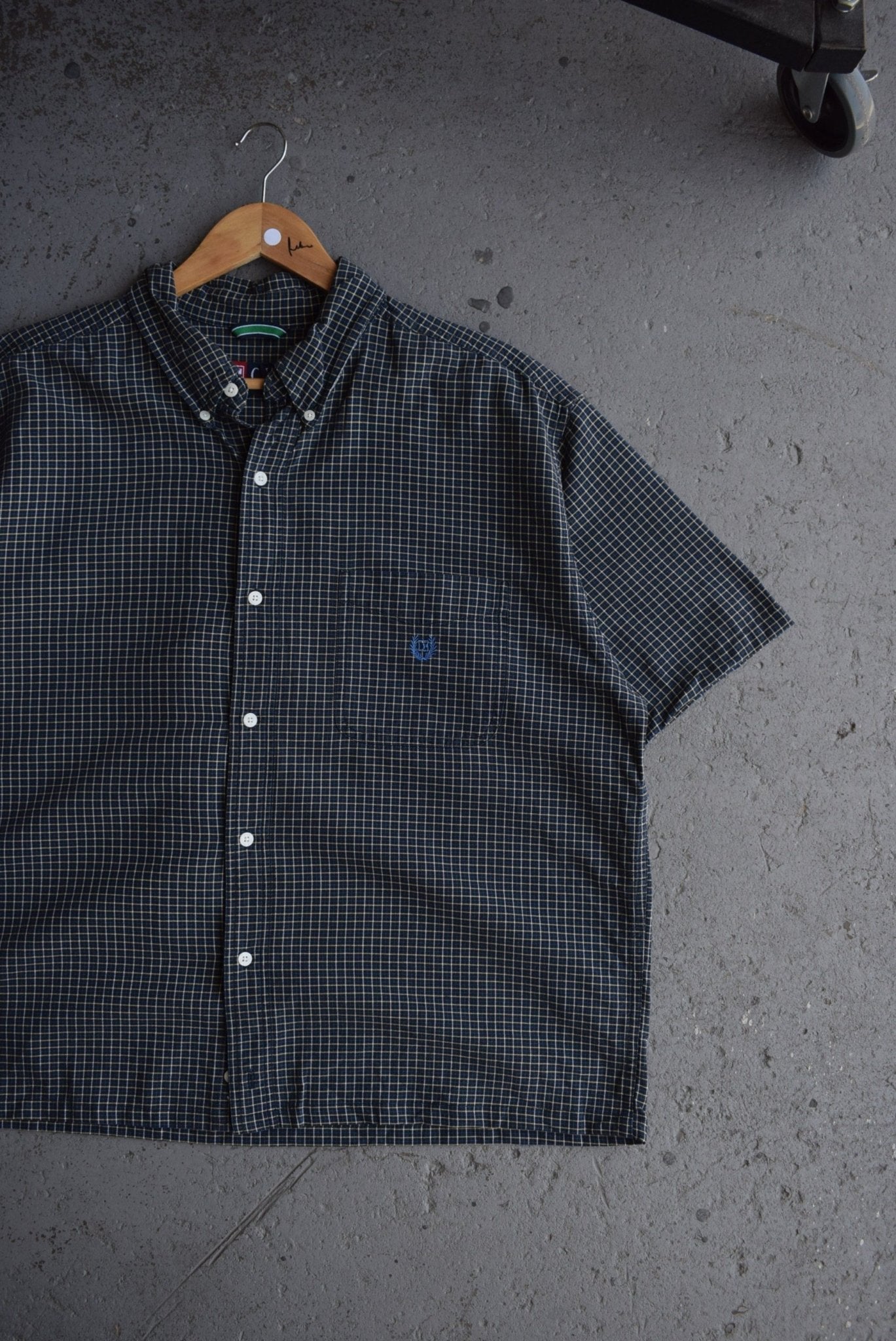 Vintage Chaps Ralph Lauren Cropped Button Up (XL) - Retrospective Store