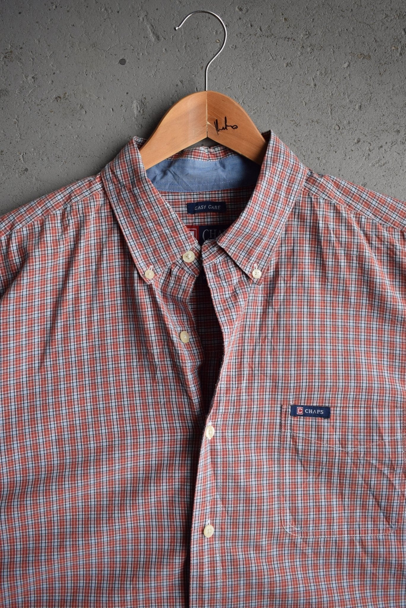 Vintage Chaps Ralph Lauren Cropped Button Up (XL) - Retrospective Store