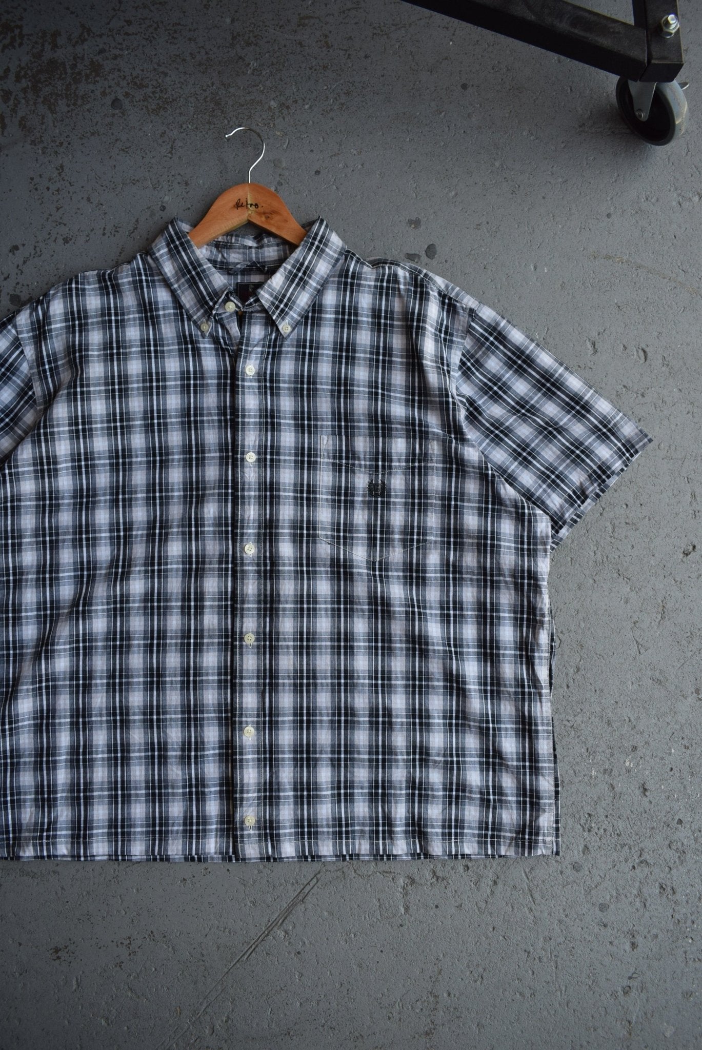 Vintage Chaps Ralph Lauren Cropped Button Up (XL) - Retrospective Store