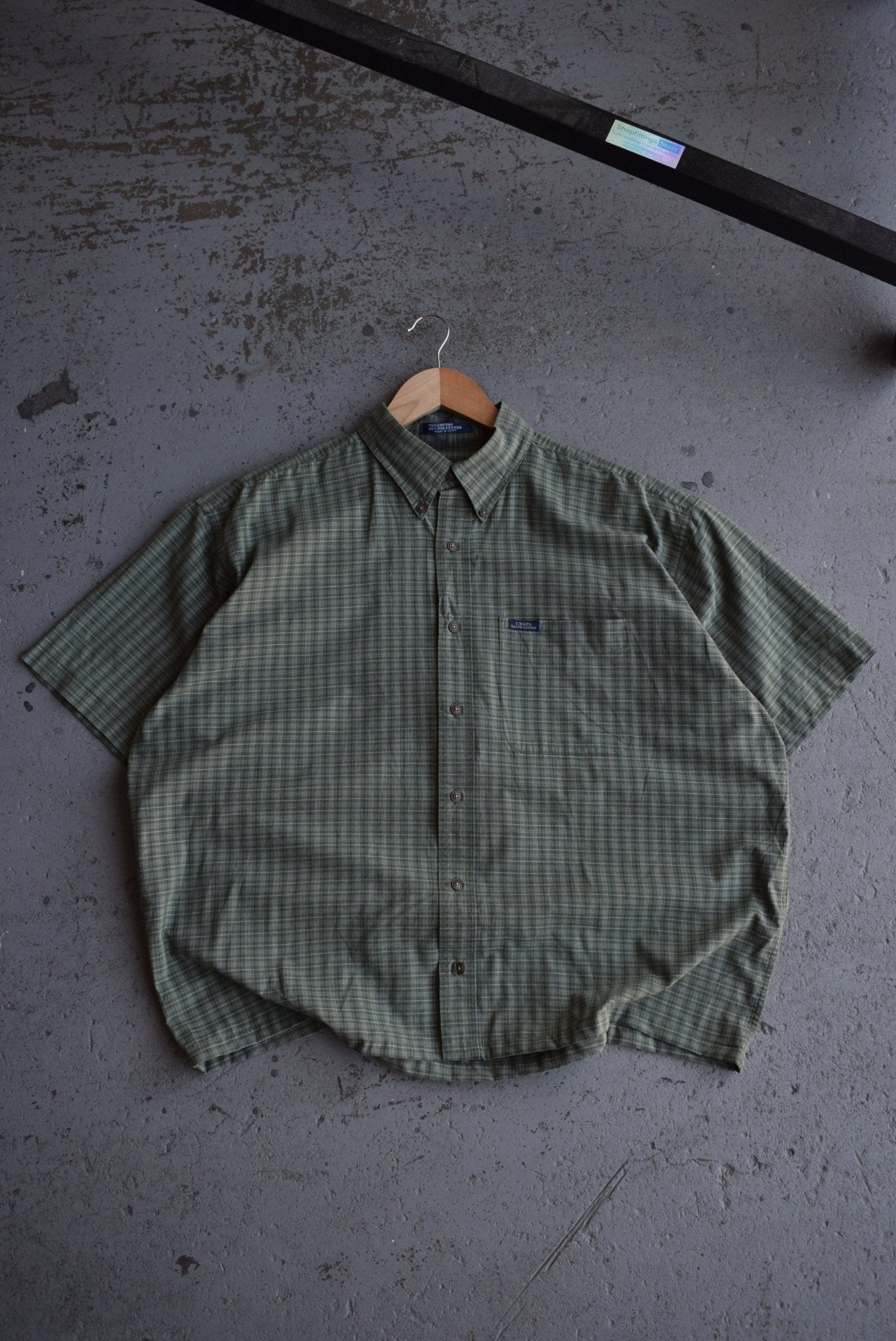 Vintage Chaps Ralph Lauren Cropped Button Up (XXL) - Retrospective Store