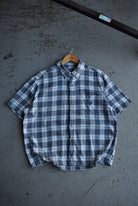 Vintage Chaps Ralph Lauren Cropped Flannel Button Up (XL) - Retrospective Store