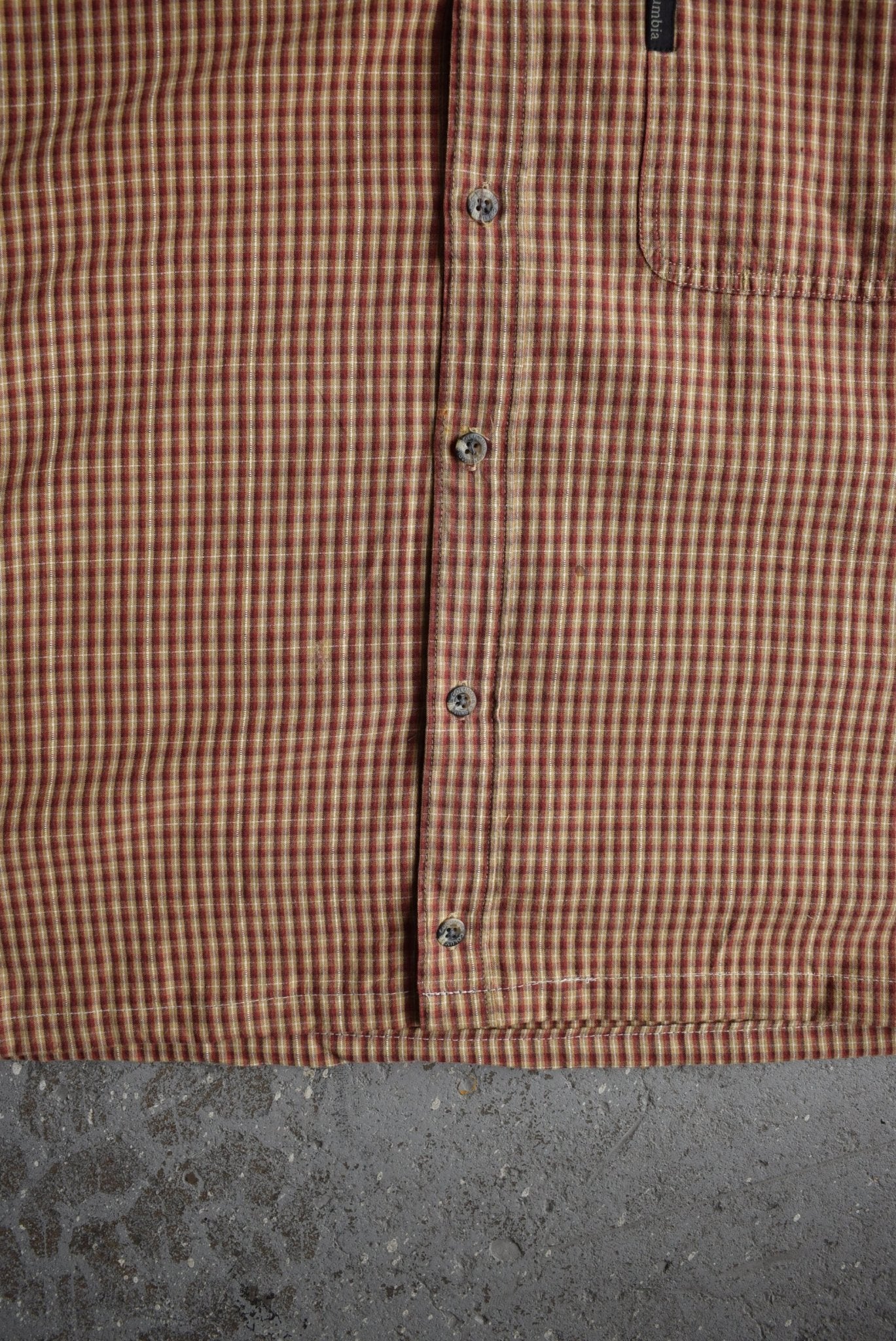 Vintage Columbia Cropped Button Up (M) - Retrospective Store