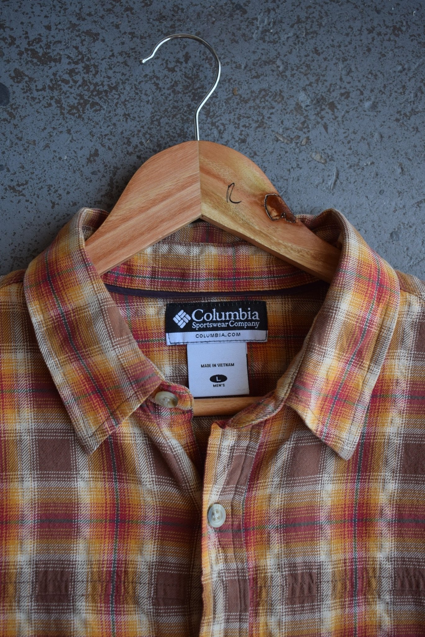 Vintage Columbia Cropped Button Up (M/L) - Retrospective Store
