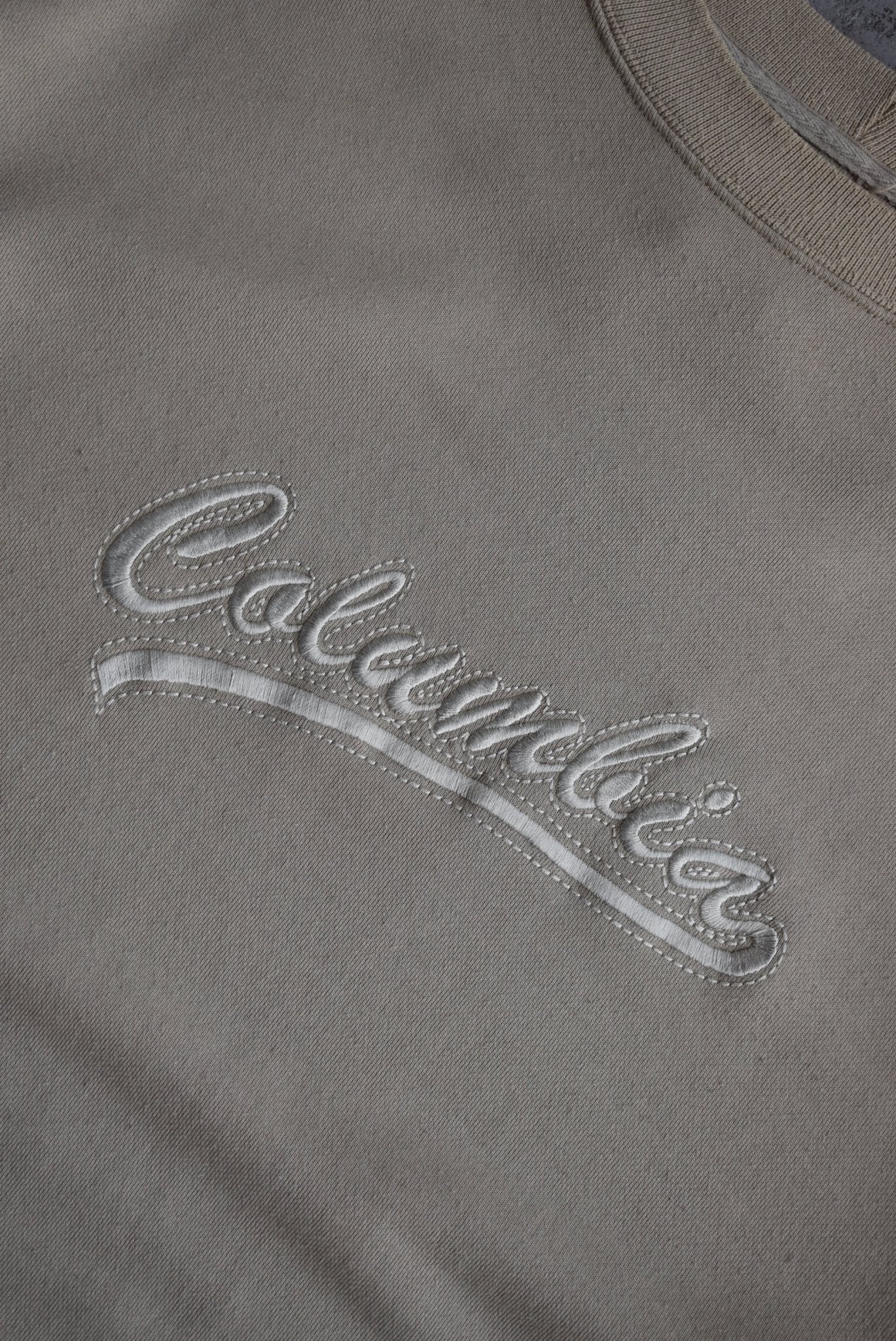 Vintage Columbia Embroidered Spellout Crewneck (XL) - Retrospective Store