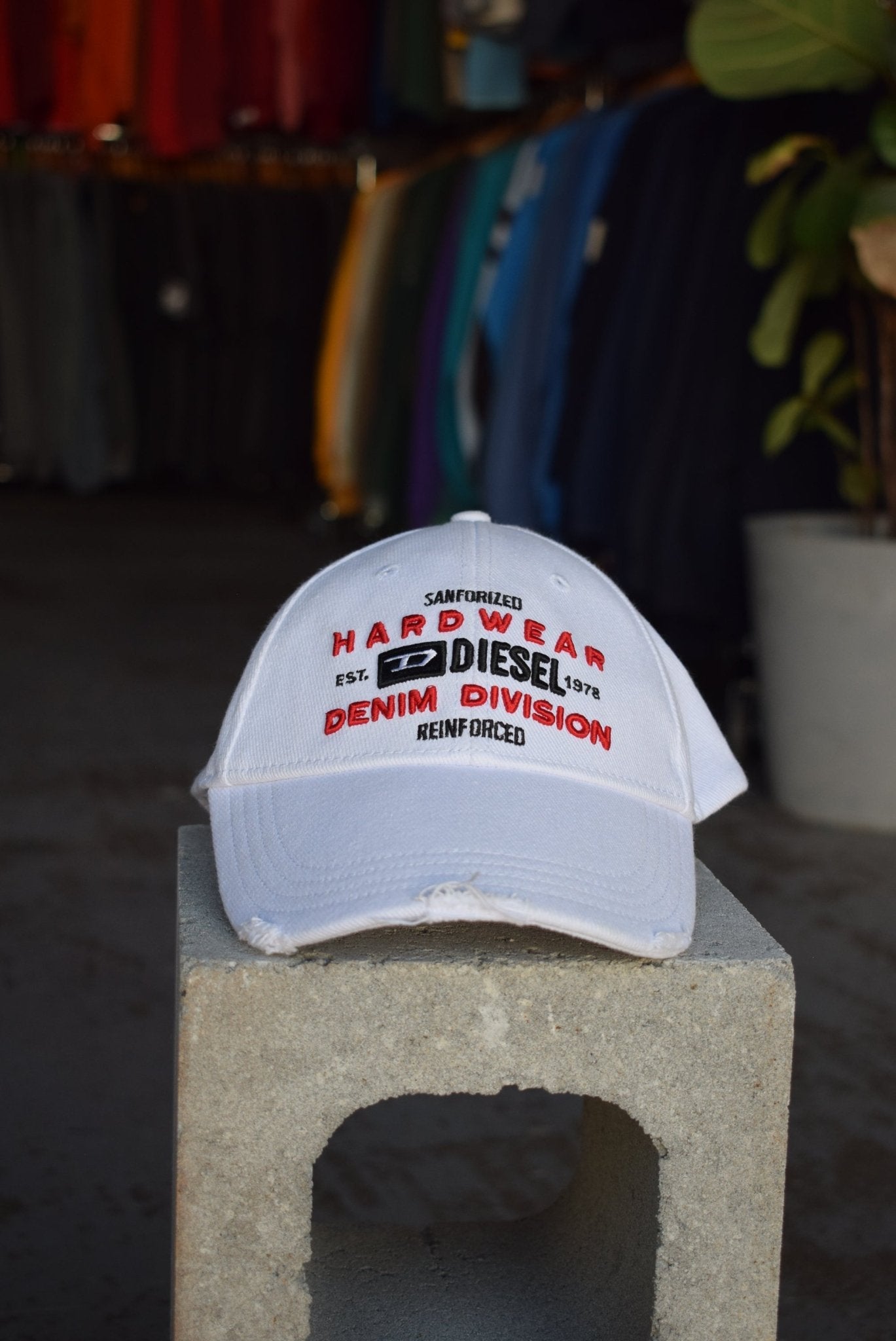 Vintage Diesel Denim Division Embroidered Hat - Retrospective Store