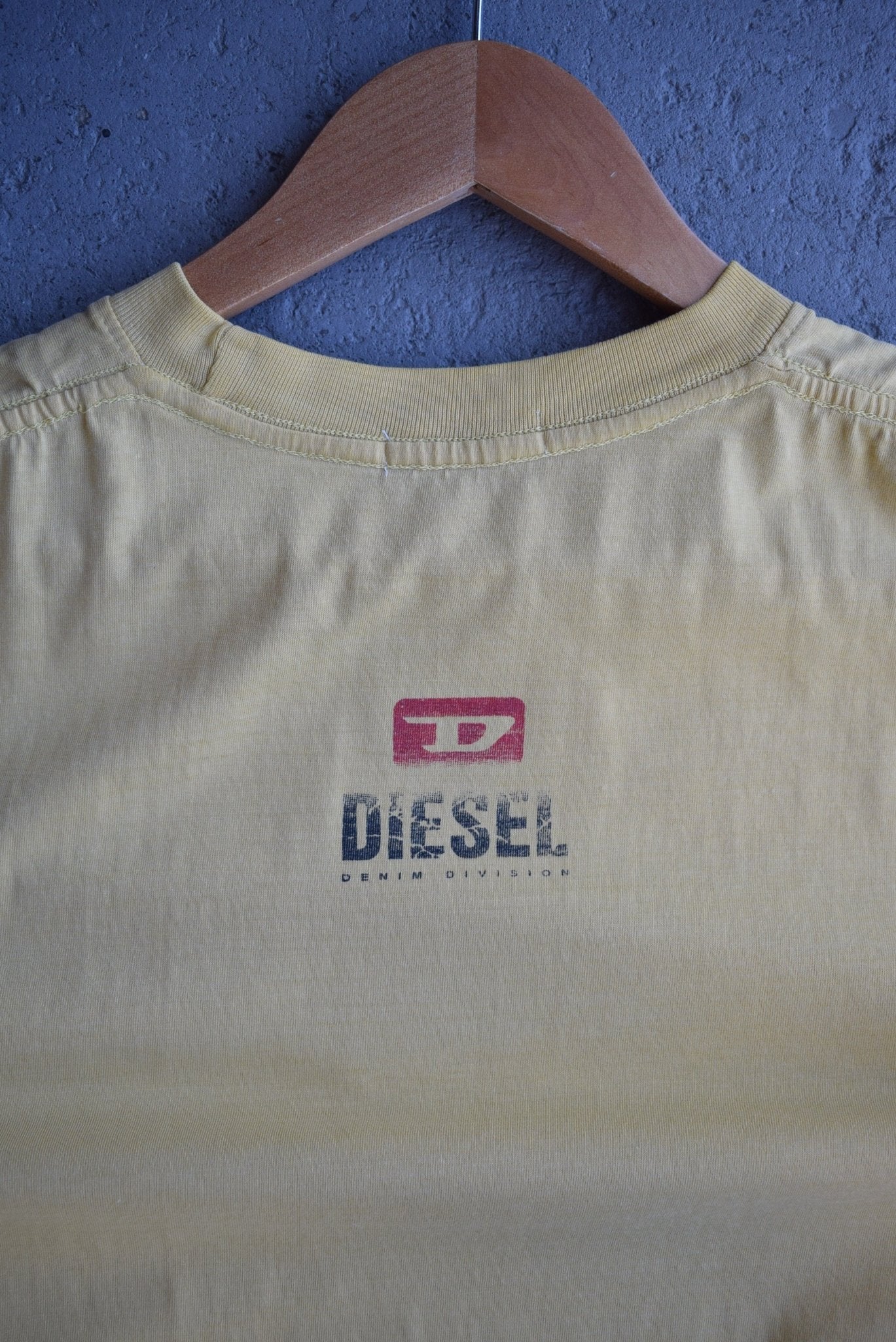 Vintage Diesel Denim Division Spellout Tee (S) - Retrospective Store
