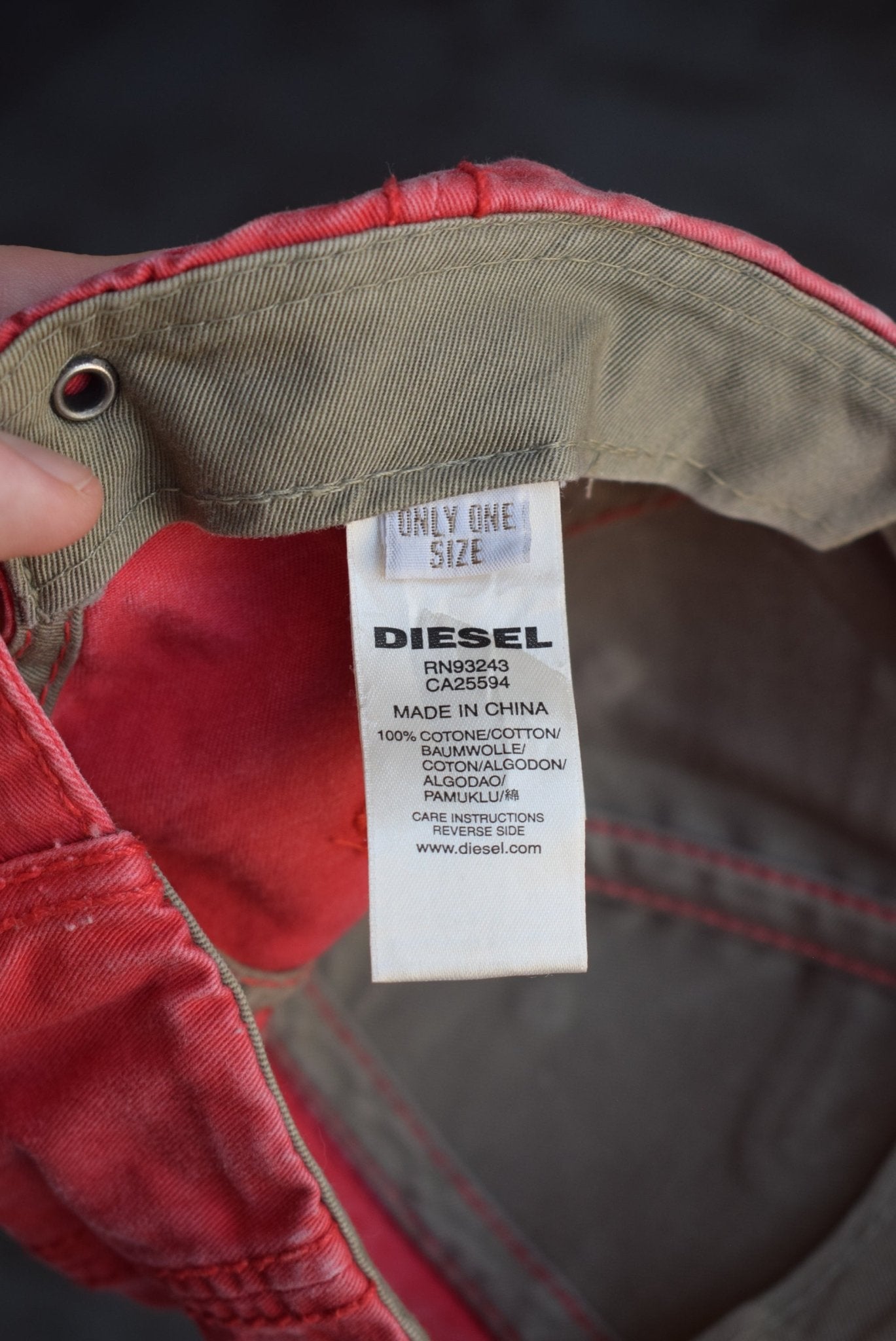 Vintage Diesel Embroidered Hat - Retrospective Store