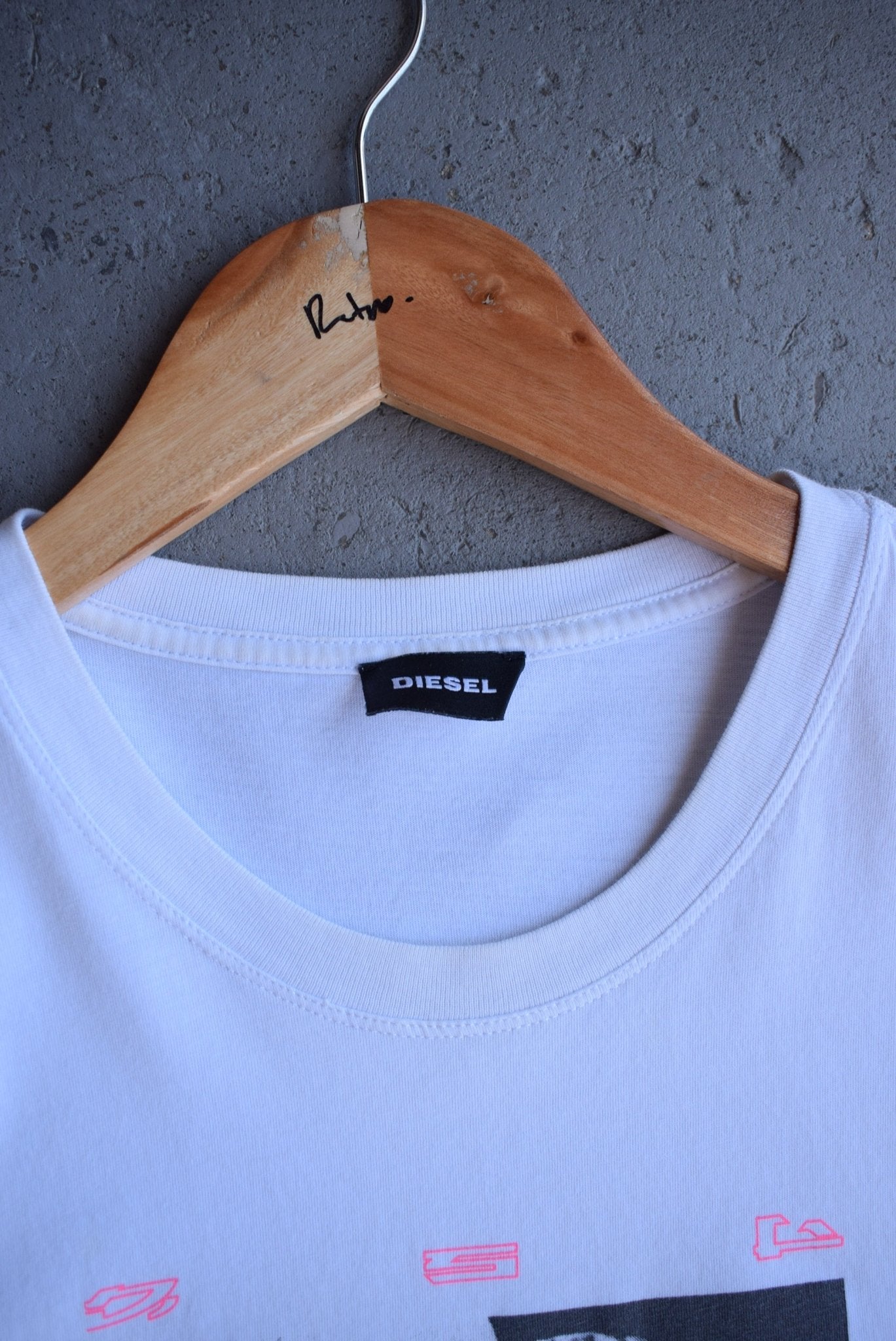 Vintage Diesel Industry Graphic Tee (L/XL) - Retrospective Store