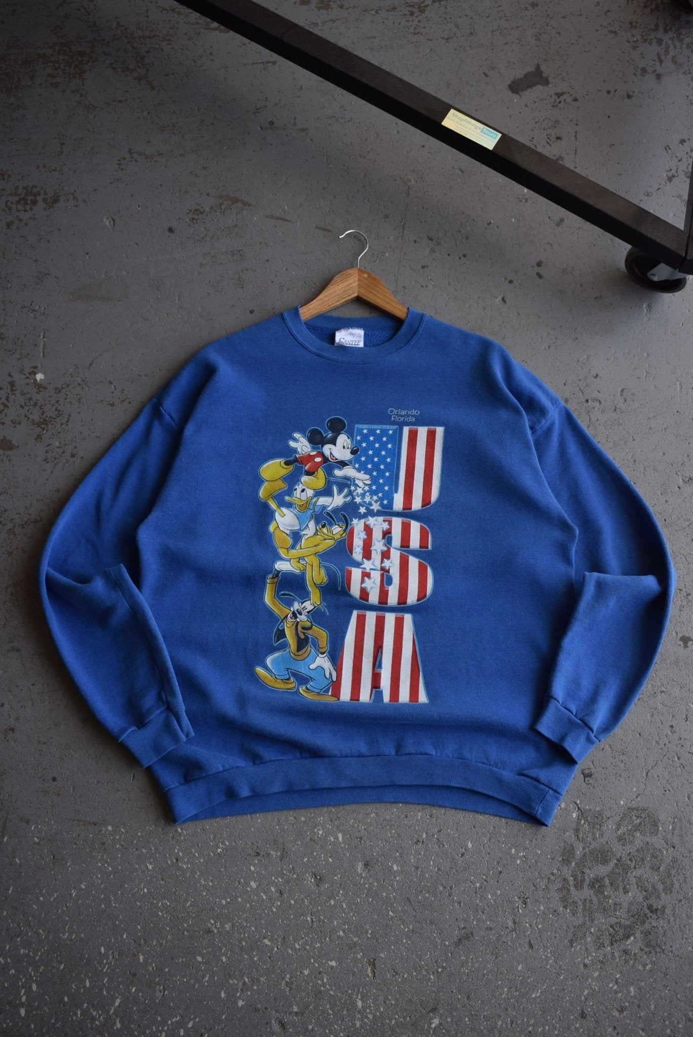 Vintage Disney USA Orlando Florida Crewneck (L/XL) - Retrospective Store