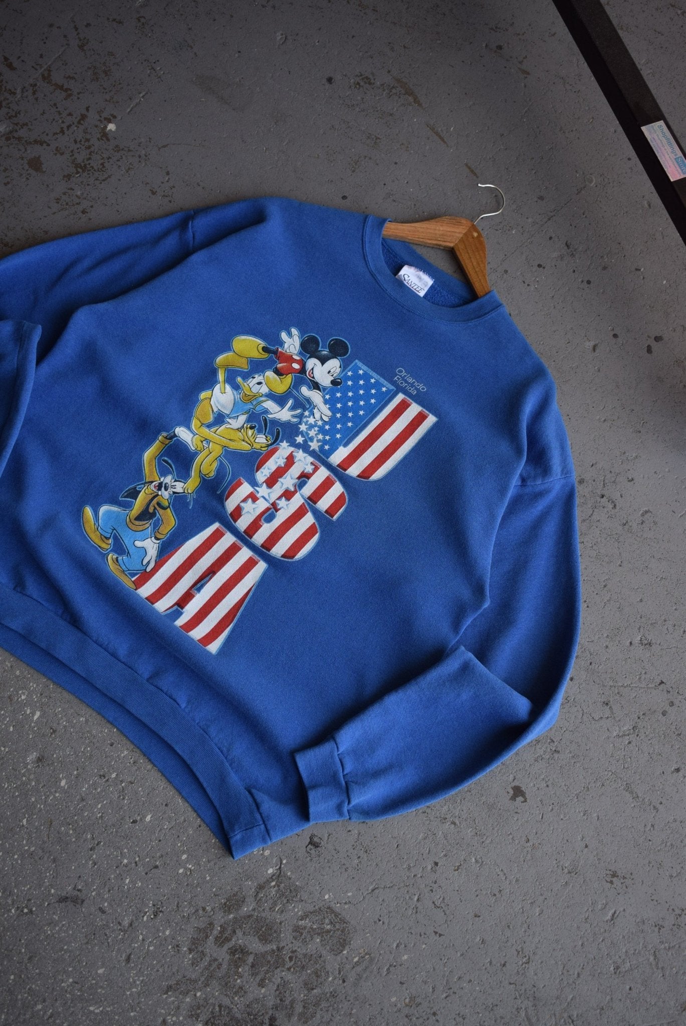 Vintage Disney USA Orlando Florida Crewneck (L/XL) - Retrospective Store