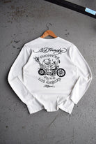 Vintage Ed Hardy Choppers Embroidered Long Sleeve Tee (S) - Retrospective Store