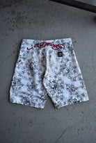 Vintage Ed Hardy Embroidered Boardshorts (32) - Retrospective Store