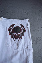 Vintage Ed Hardy Embroidered Cargo Shorts (32) - Retrospective Store