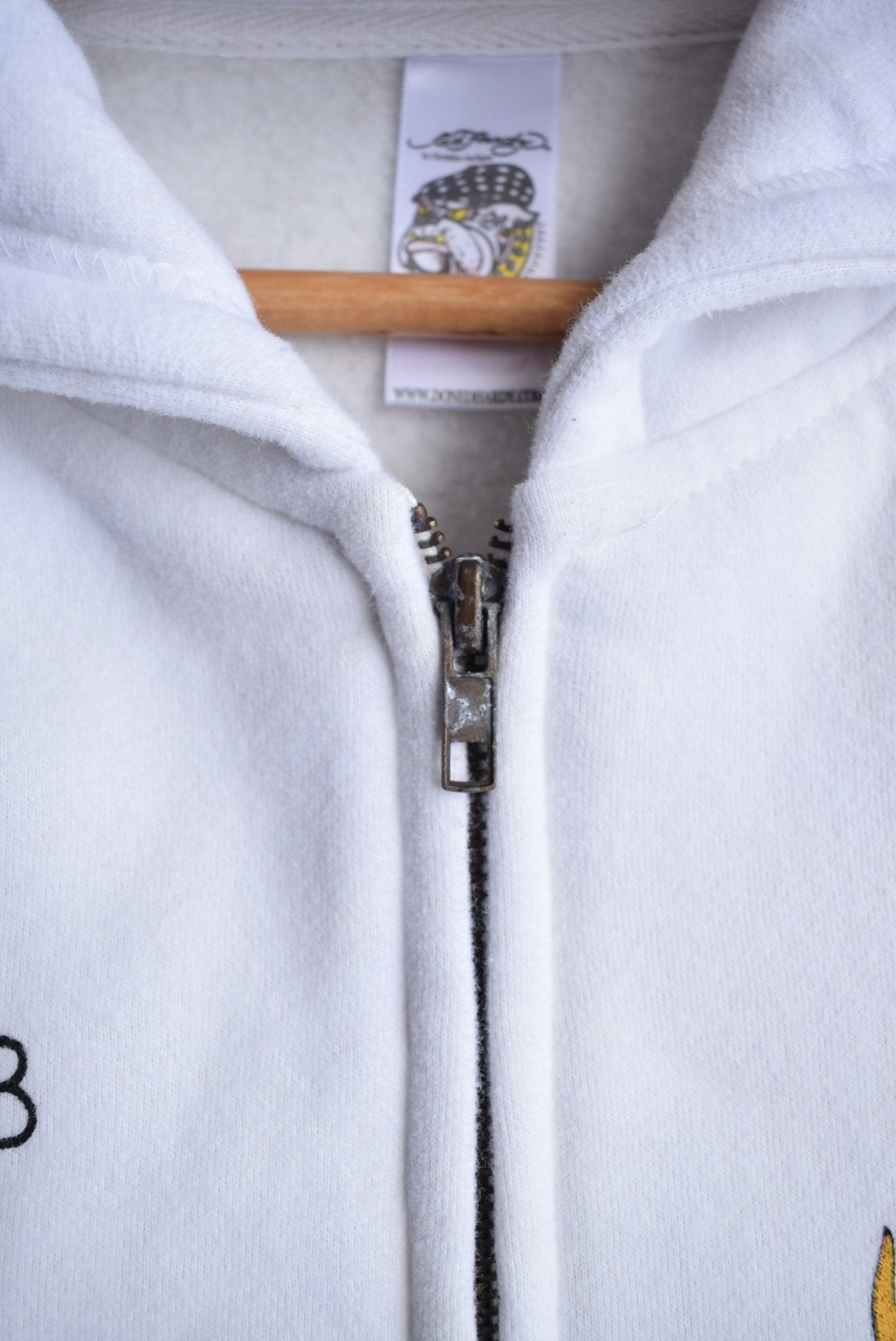 Vintage Ed Hardy Graphic Full - Zip Hoodie (XL/XXL) - Retrospective Store