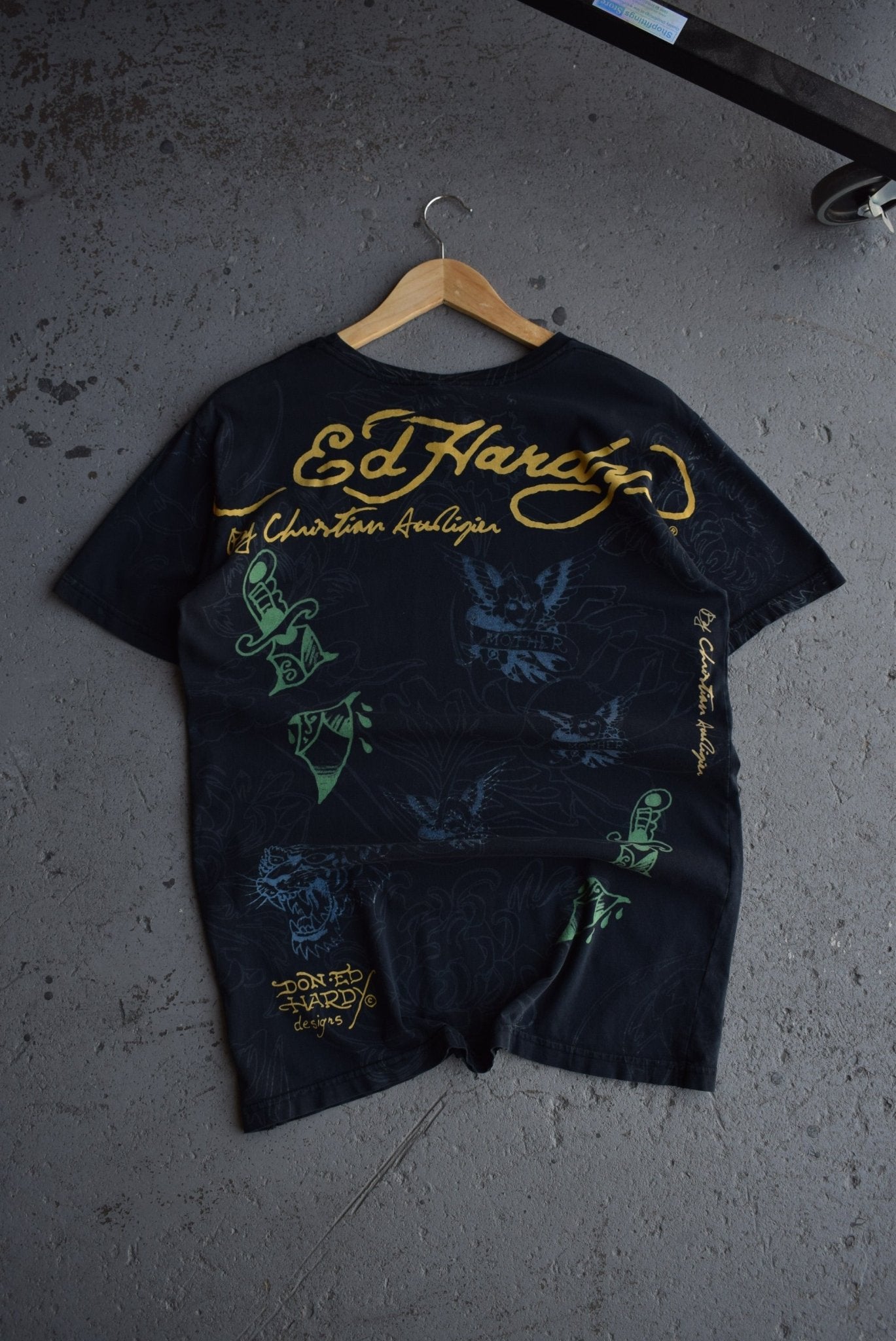 Vintage Ed Hardy Graphic Tee (L) - Retrospective Store