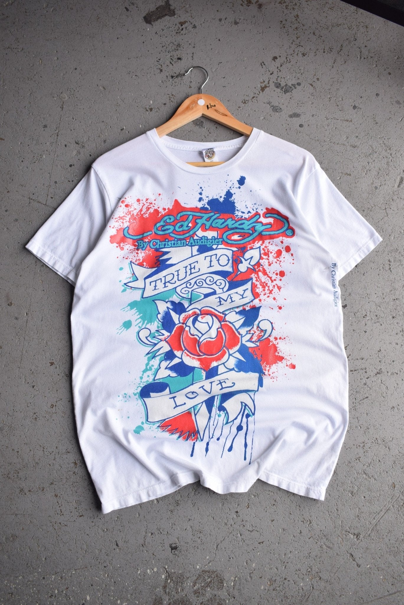 Vintage Ed Hardy Graphic Tee (L) - Retrospective Store