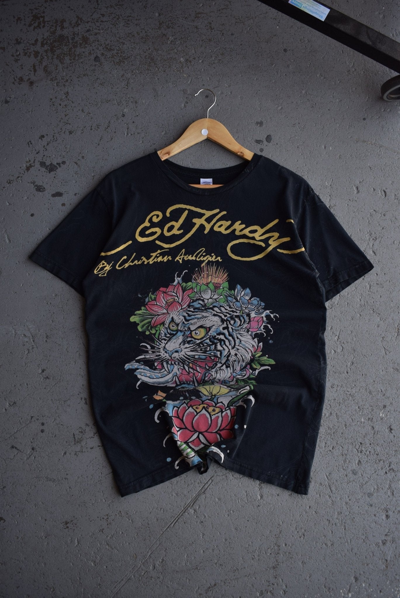 Vintage Ed Hardy Graphic Tee (L) - Retrospective Store