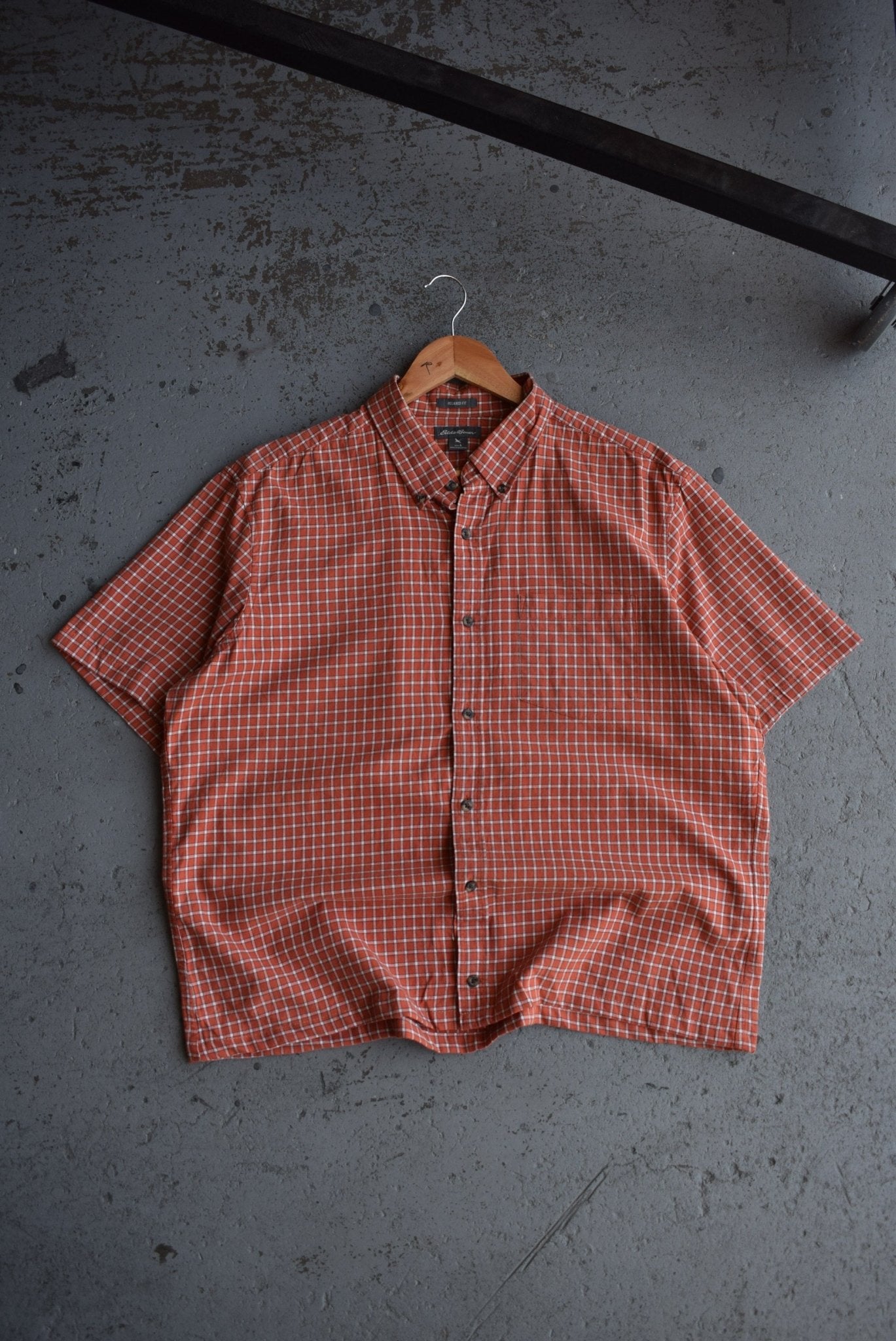 Vintage Eddie Bauer Cropped Button Up (L) - Retrospective Store