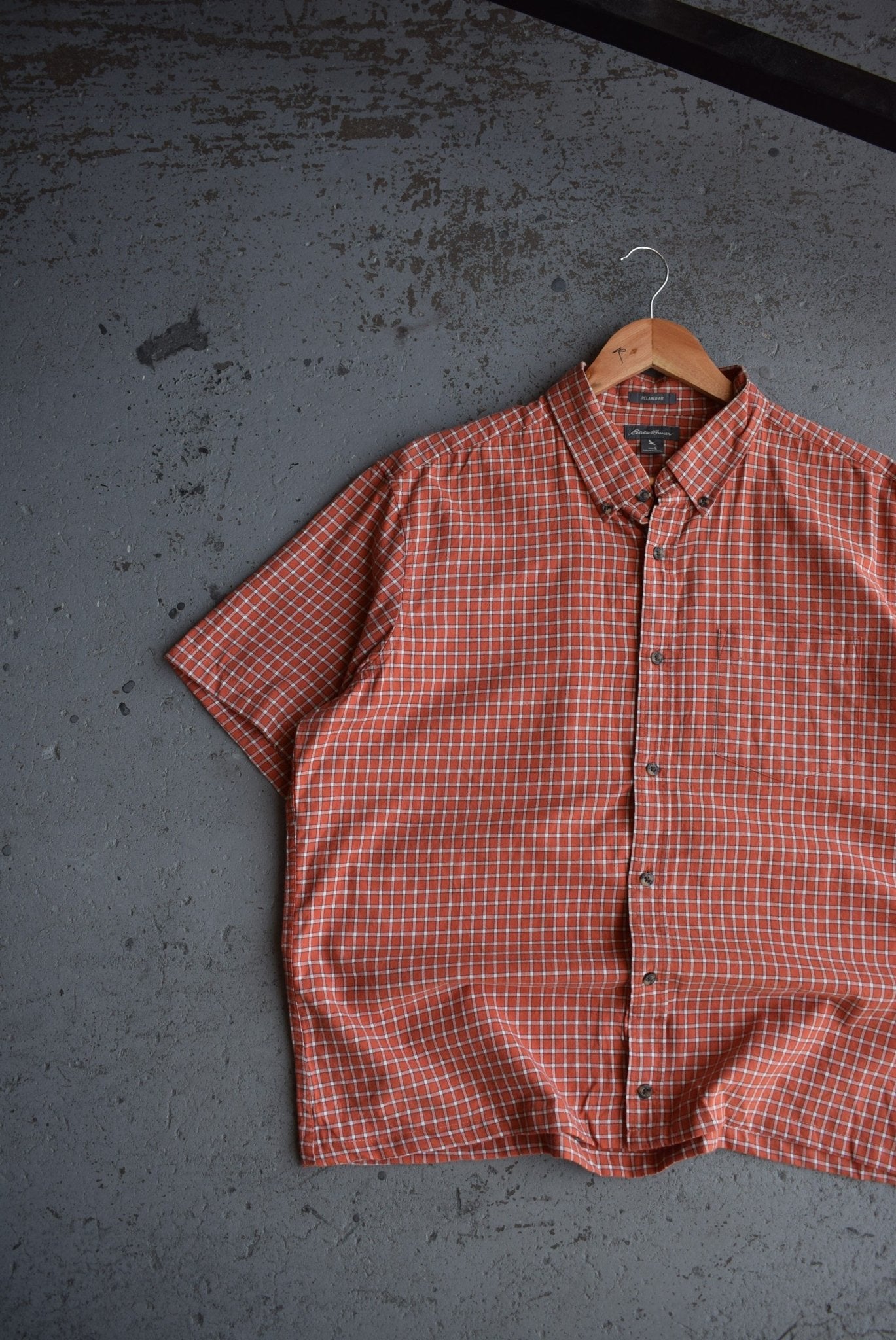 Vintage Eddie Bauer Cropped Button Up (L) - Retrospective Store