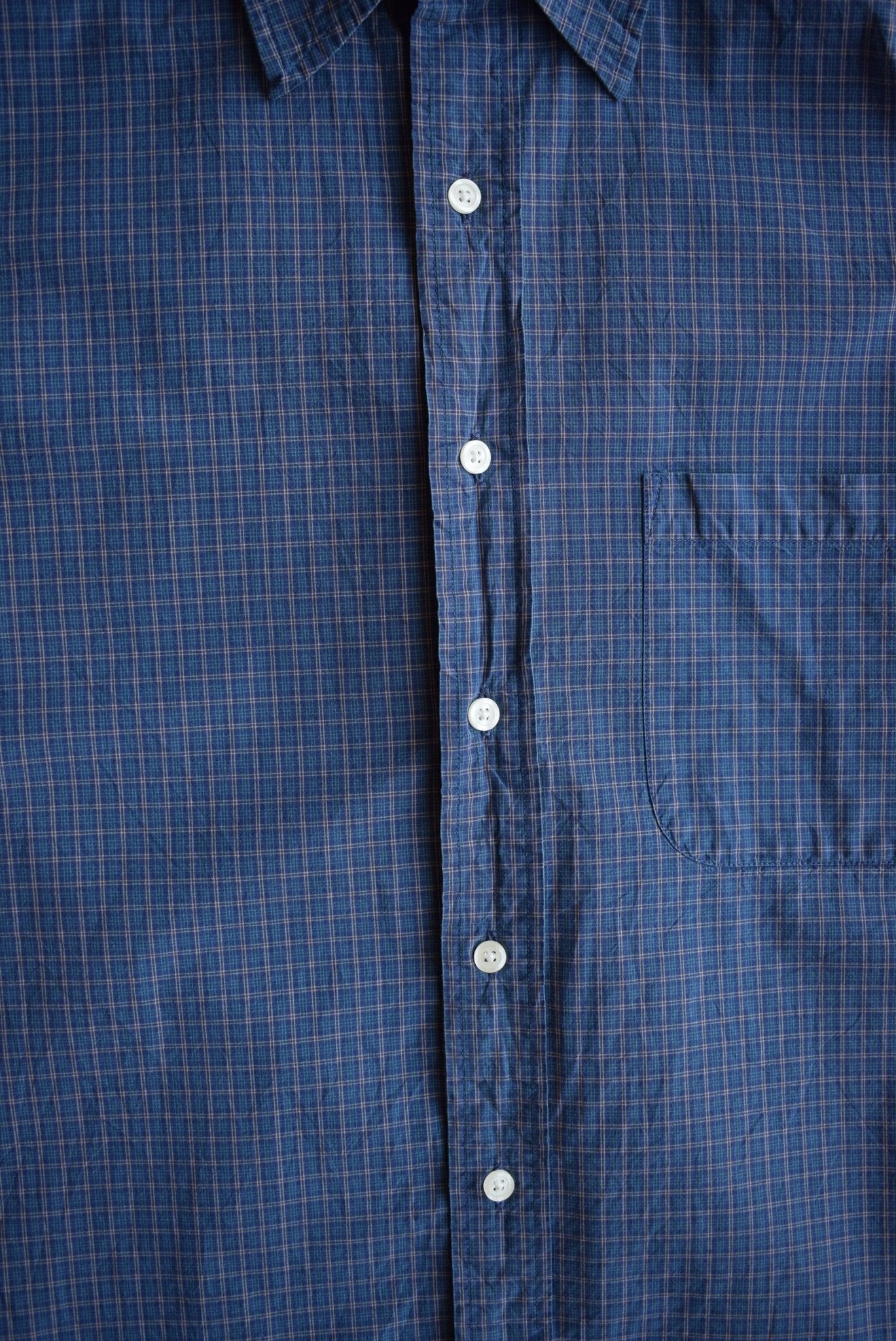 Vintage Eddie Bauer Cropped Button Up (L) - Retrospective Store