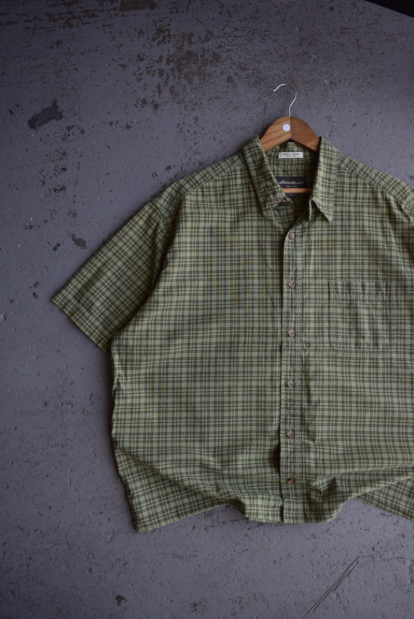 Vintage Eddie Bauer Cropped Button Up (XL) - Retrospective Store