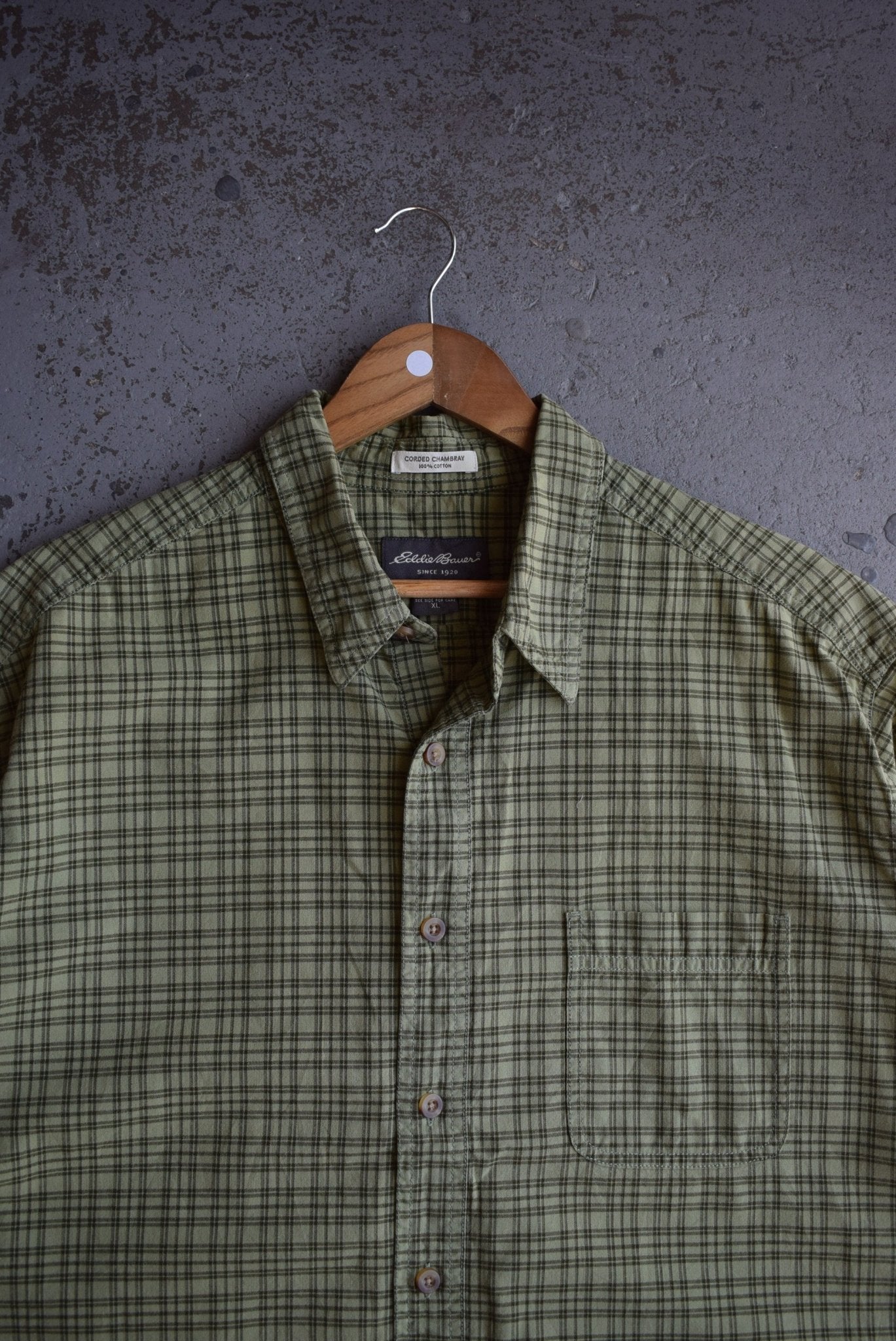 Vintage Eddie Bauer Cropped Button Up (XL) - Retrospective Store