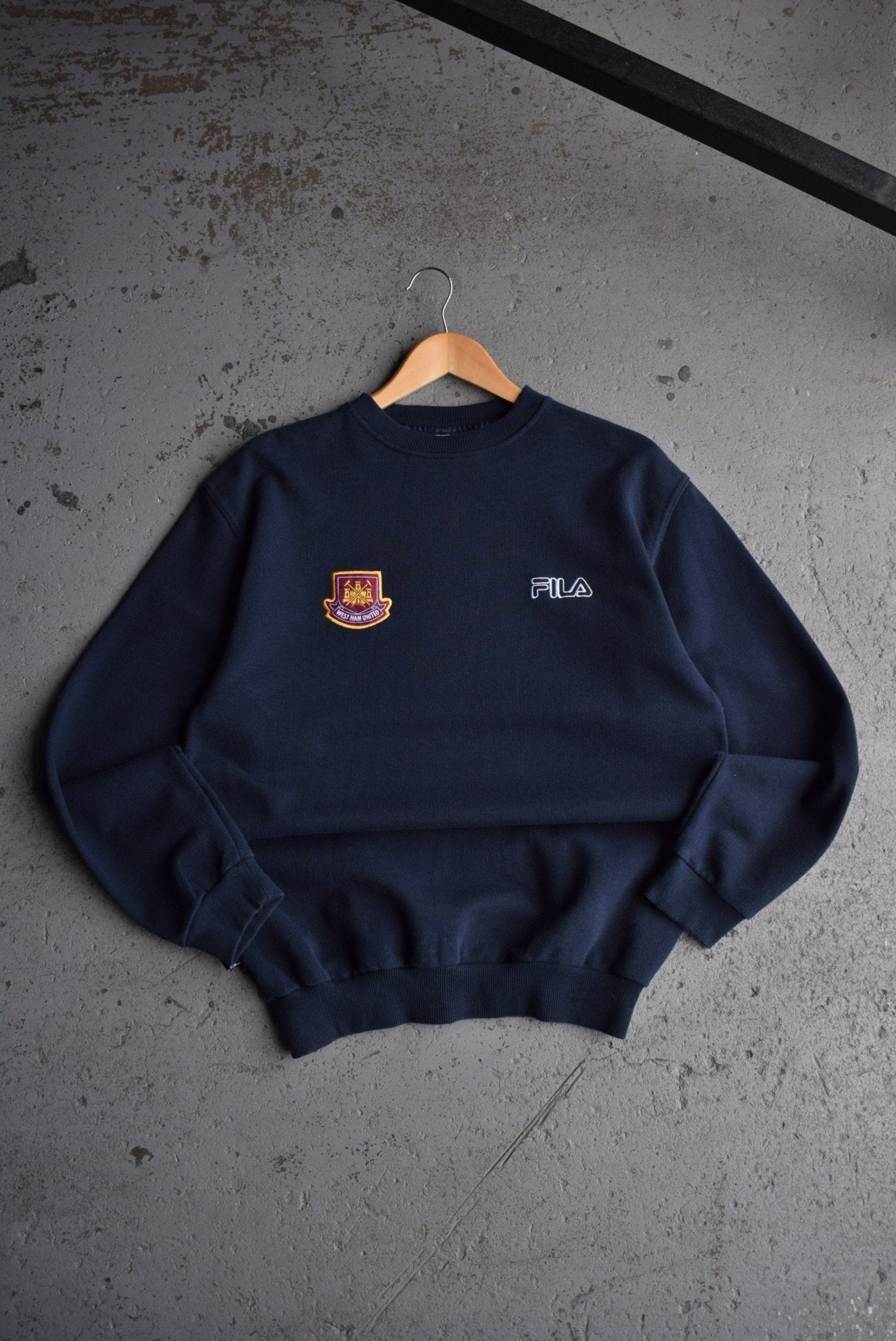 Vintage Fila x West Ham United Embroidered Crewneck (M) - Retrospective Store