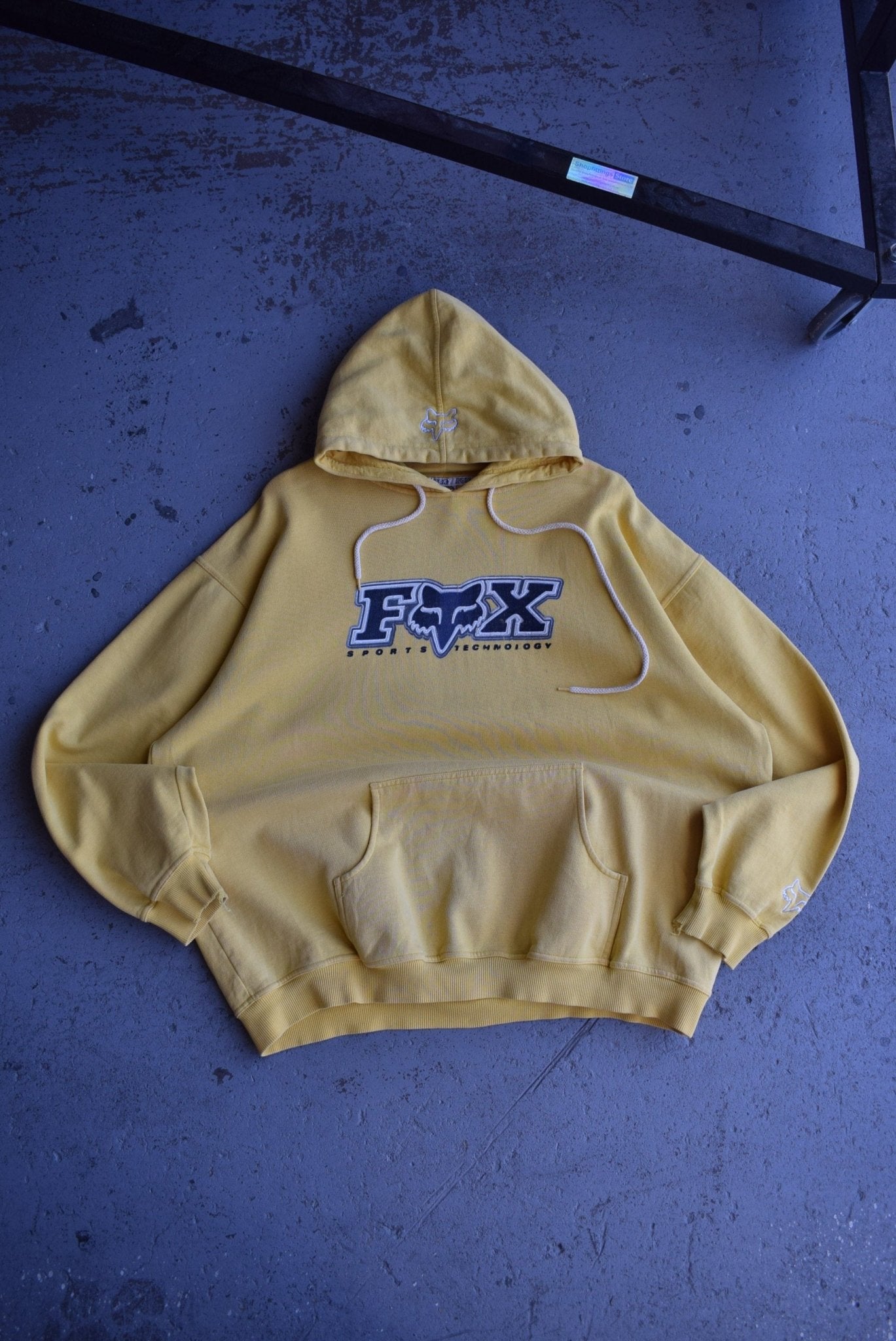 Vintage Fox Racing Spellout Hoodie (XL/XXL) - Retrospective Store