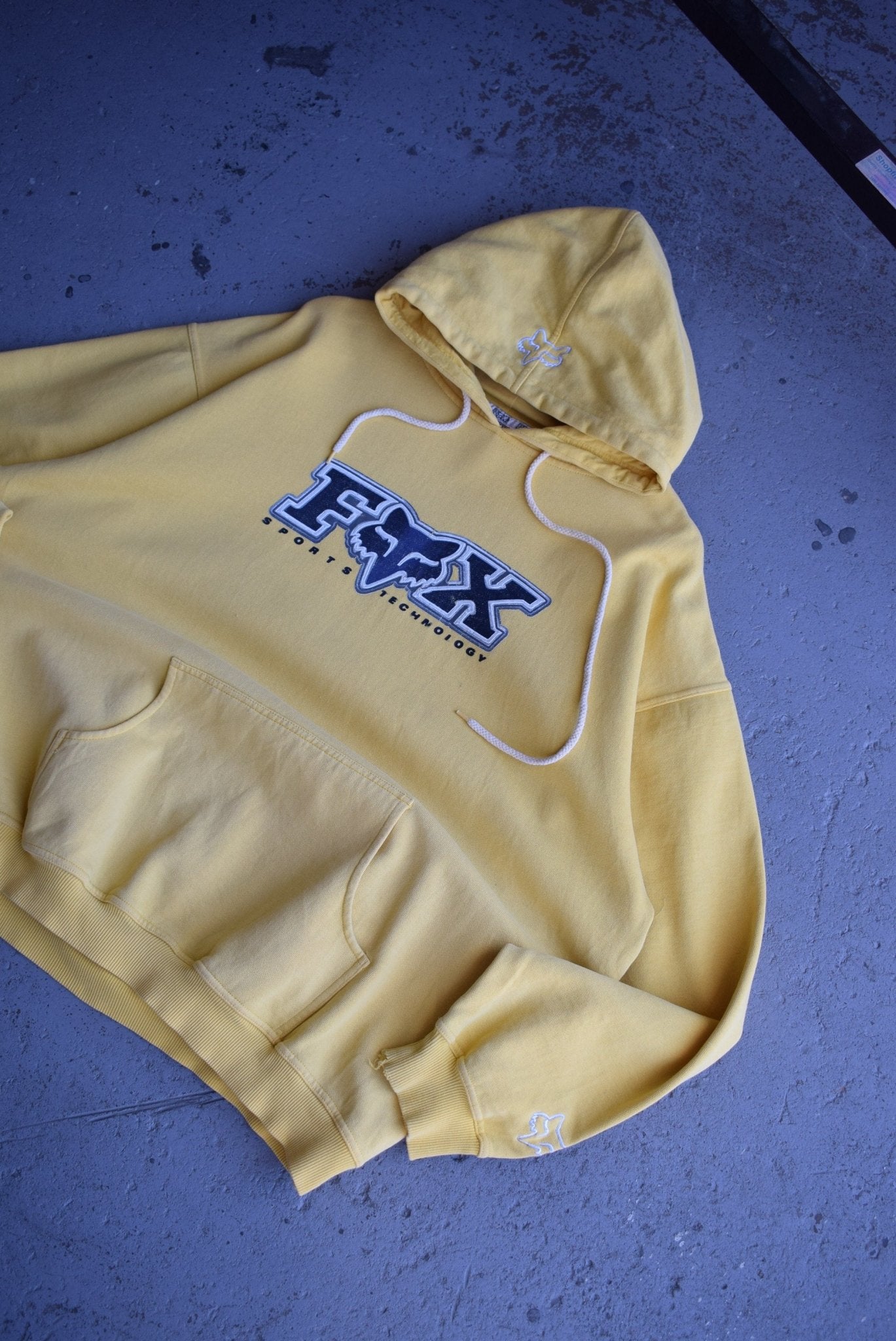 Vintage Fox Racing Spellout Hoodie (XL/XXL) - Retrospective Store
