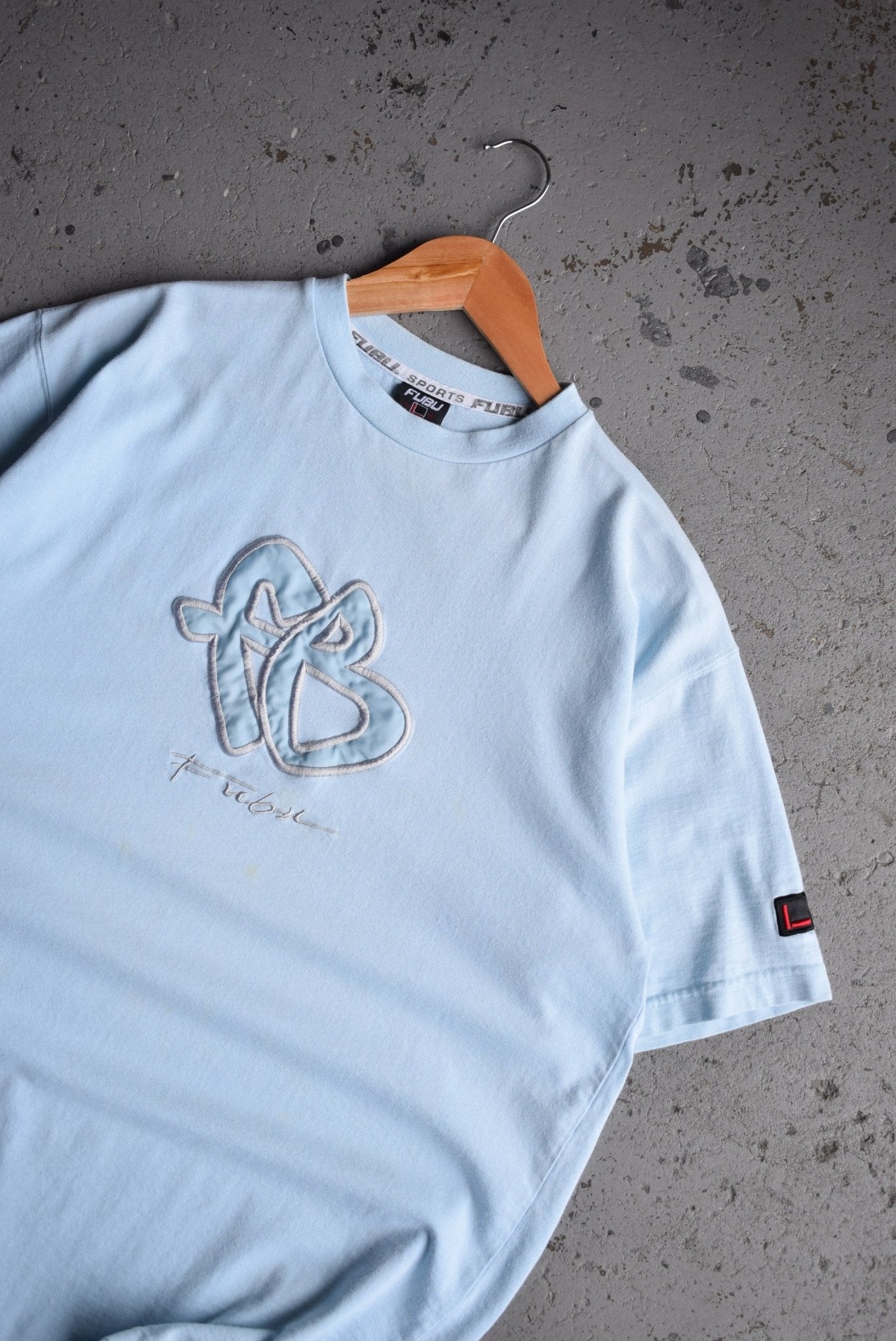 Vintage FUBU Embroidered Spellout Tee (M) - Retrospective Store