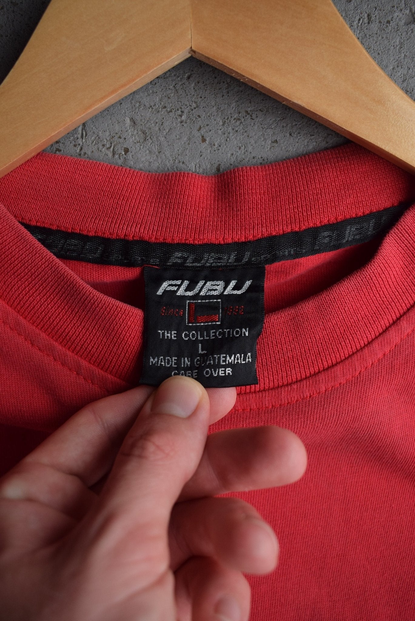 Vintage FUBU Embroidered Spellout Tee (XL) - Retrospective Store