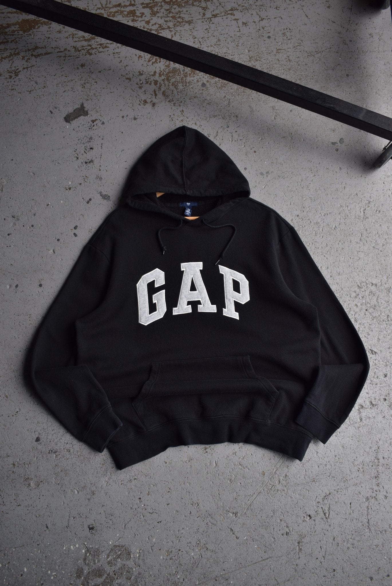 Vintage GAP Embroidered Spellout Hoodie (L) - Retrospective Store