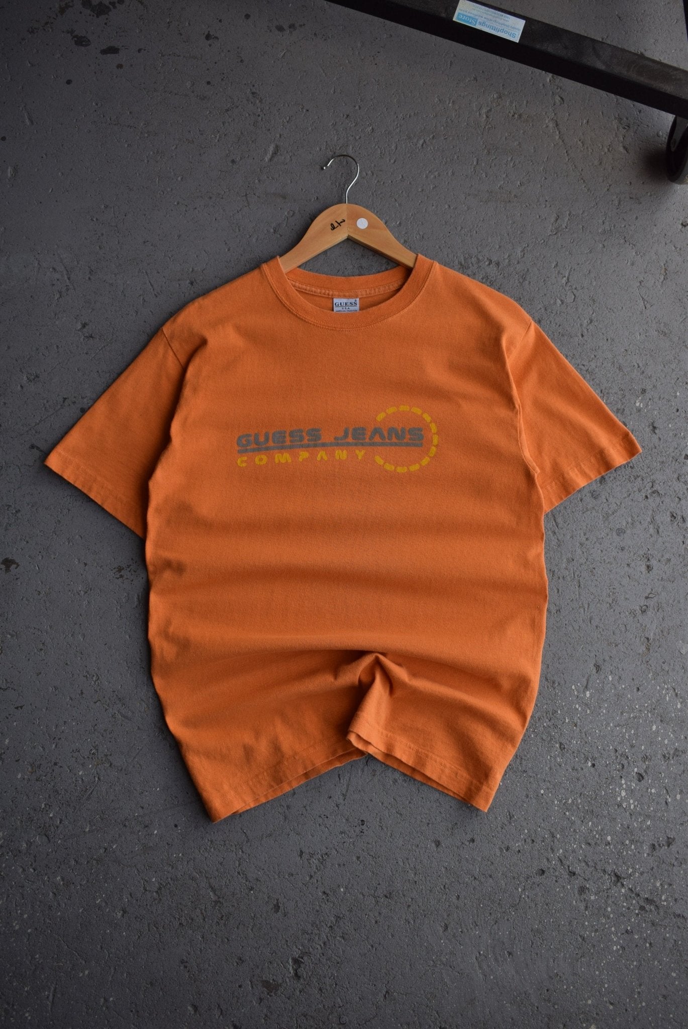 Vintage Guess Jeans Spellout Tee (S) - Retrospective Store