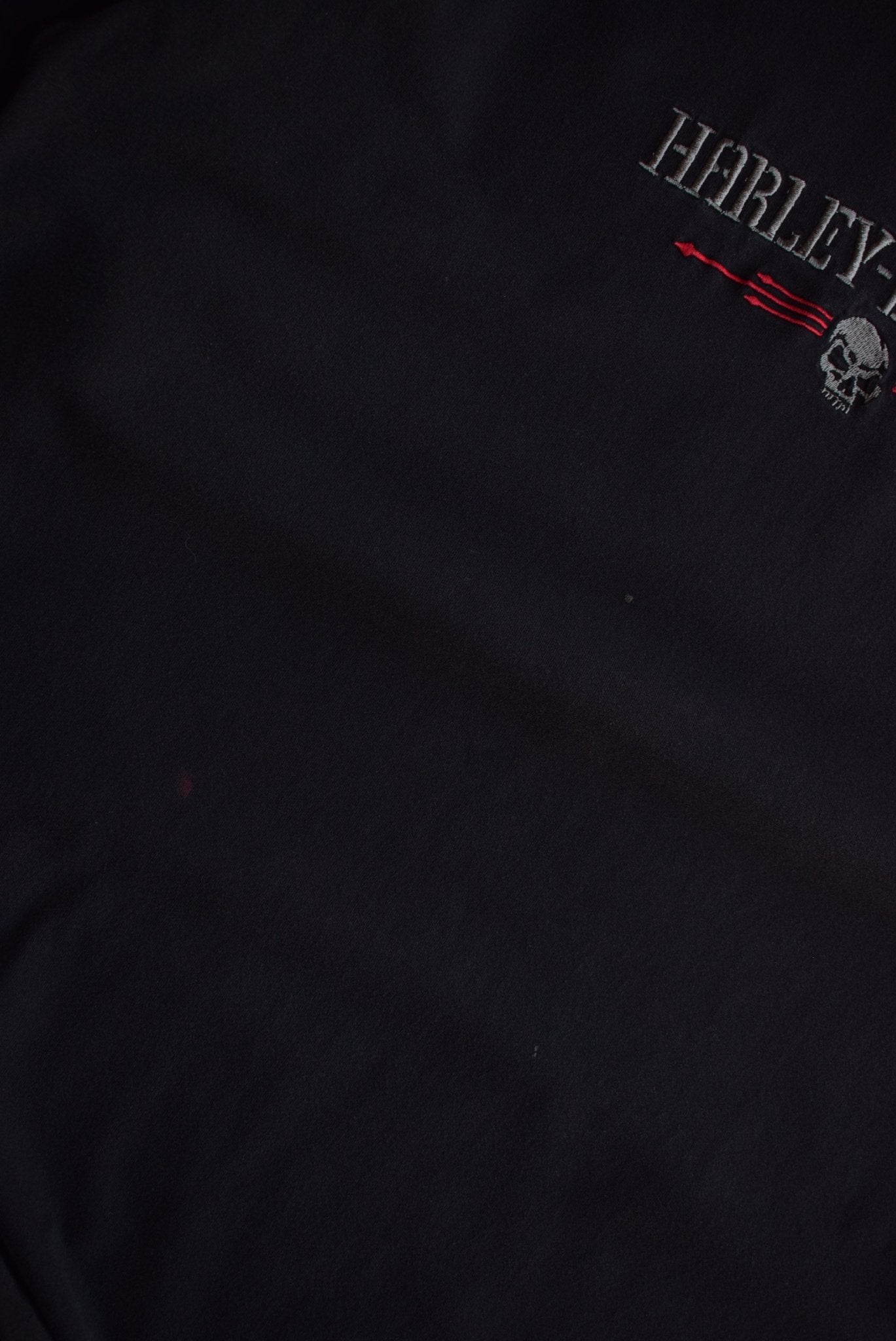 Vintage Harley Davidson Embroidered Long Sleeve Tee (XL) - Retrospective Store