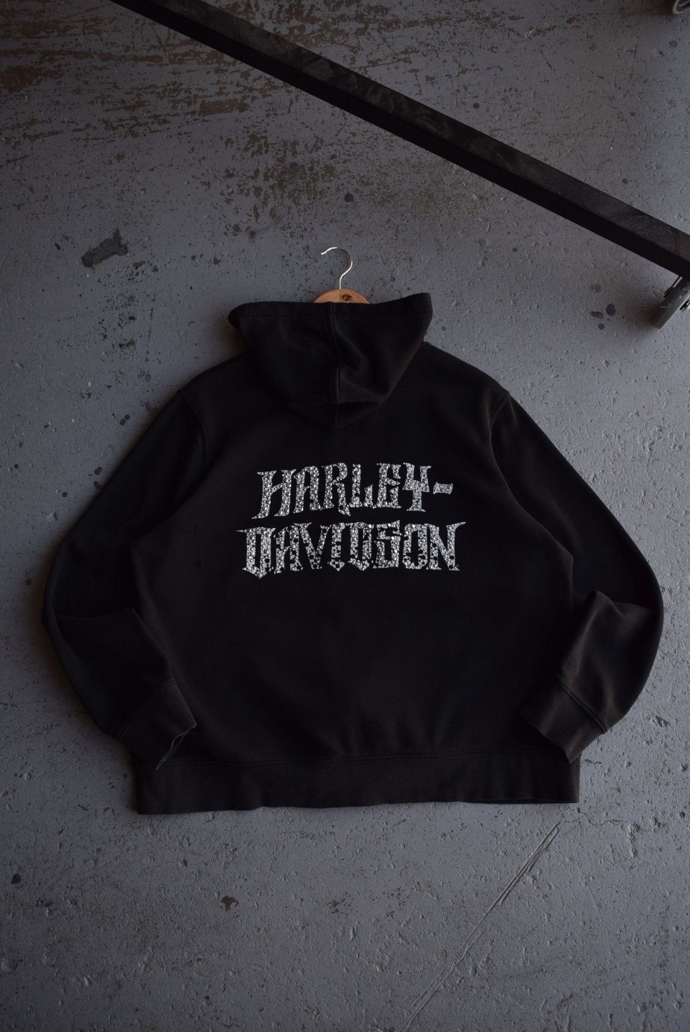 Vintage Harley Davidson Full Zip Hoodie (S/M) - Retrospective Store