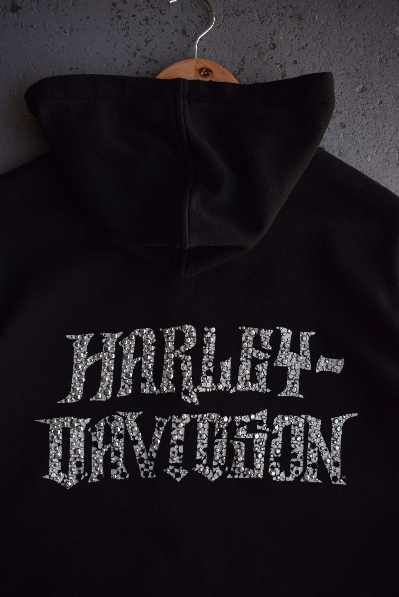 Vintage Harley Davidson Full Zip Hoodie (S/M) - Retrospective Store