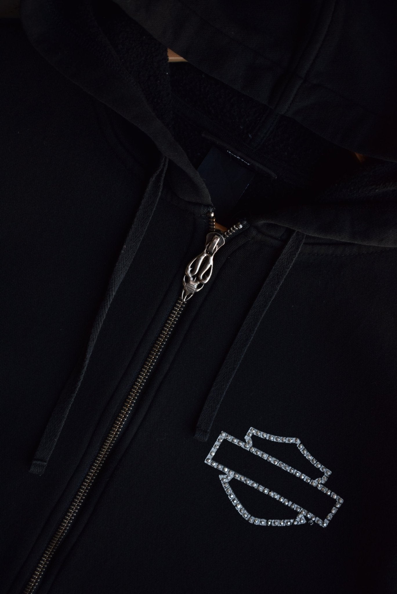Vintage Harley Davidson Full Zip Hoodie (S/M) - Retrospective Store
